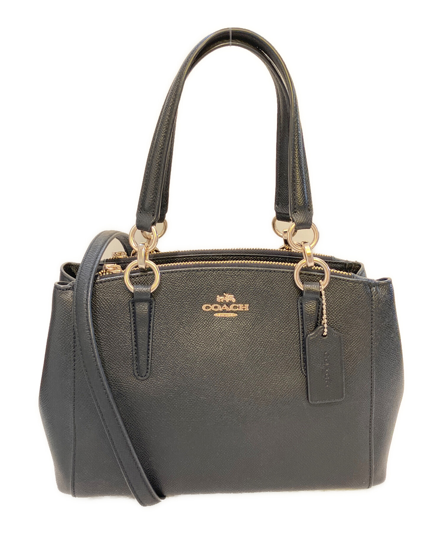 中古・古着通販】COACH (コーチ) 2WAYショルダーバッグ ブラック 