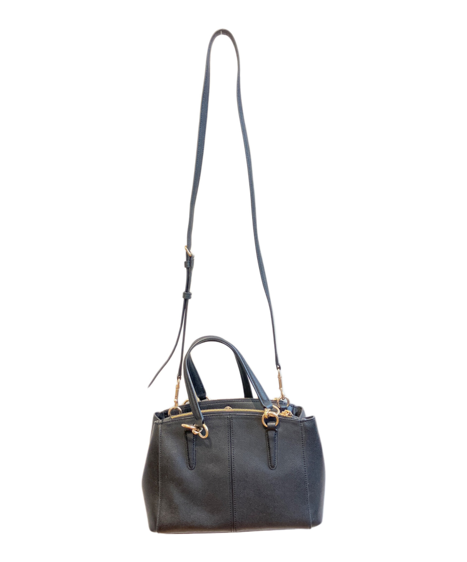 中古・古着通販】COACH (コーチ) 2WAYショルダーバッグ ブラック