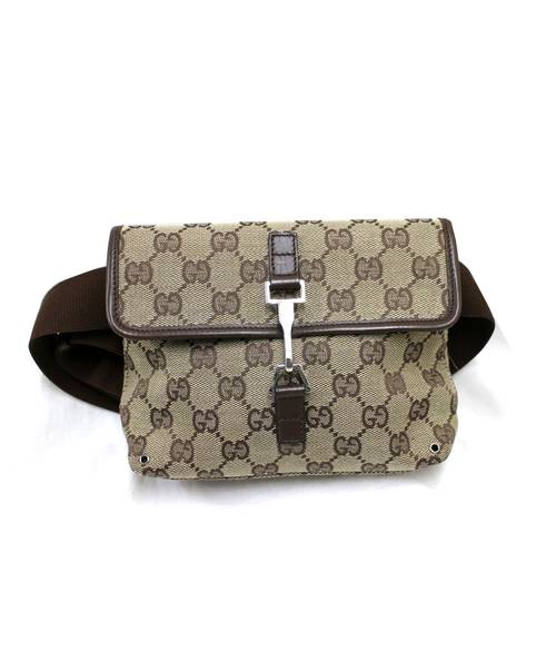 中古・古着通販】GUCCI (グッチ) ウエストポーチ ベージュ GG 92543