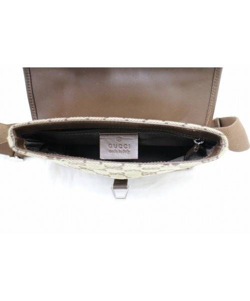 中古・古着通販】GUCCI (グッチ) ウエストポーチ ベージュ GG 92543