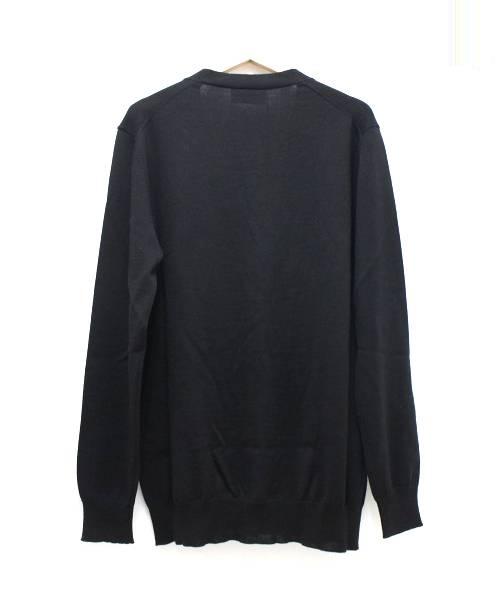 極美品✨プラダ クルーネック カーディガン バージンウール100％ 黒 L相当 極美品✨プラダ クルーネック カーディガン バージンウール100％ 黒 L