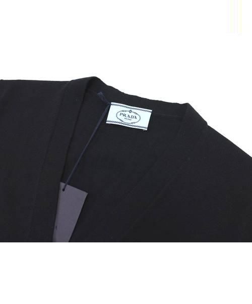 中古・古着通販】PRADA (プラダ) バージンウールVネックカーディガン