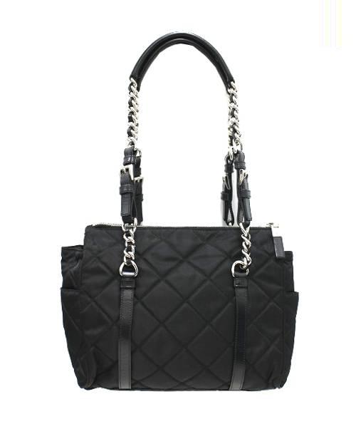 PRADA キルティング ショルダーバッグ　ノベルティ 中古・古着通販】PRADA (プラダ) キルティングチェーンショルダー