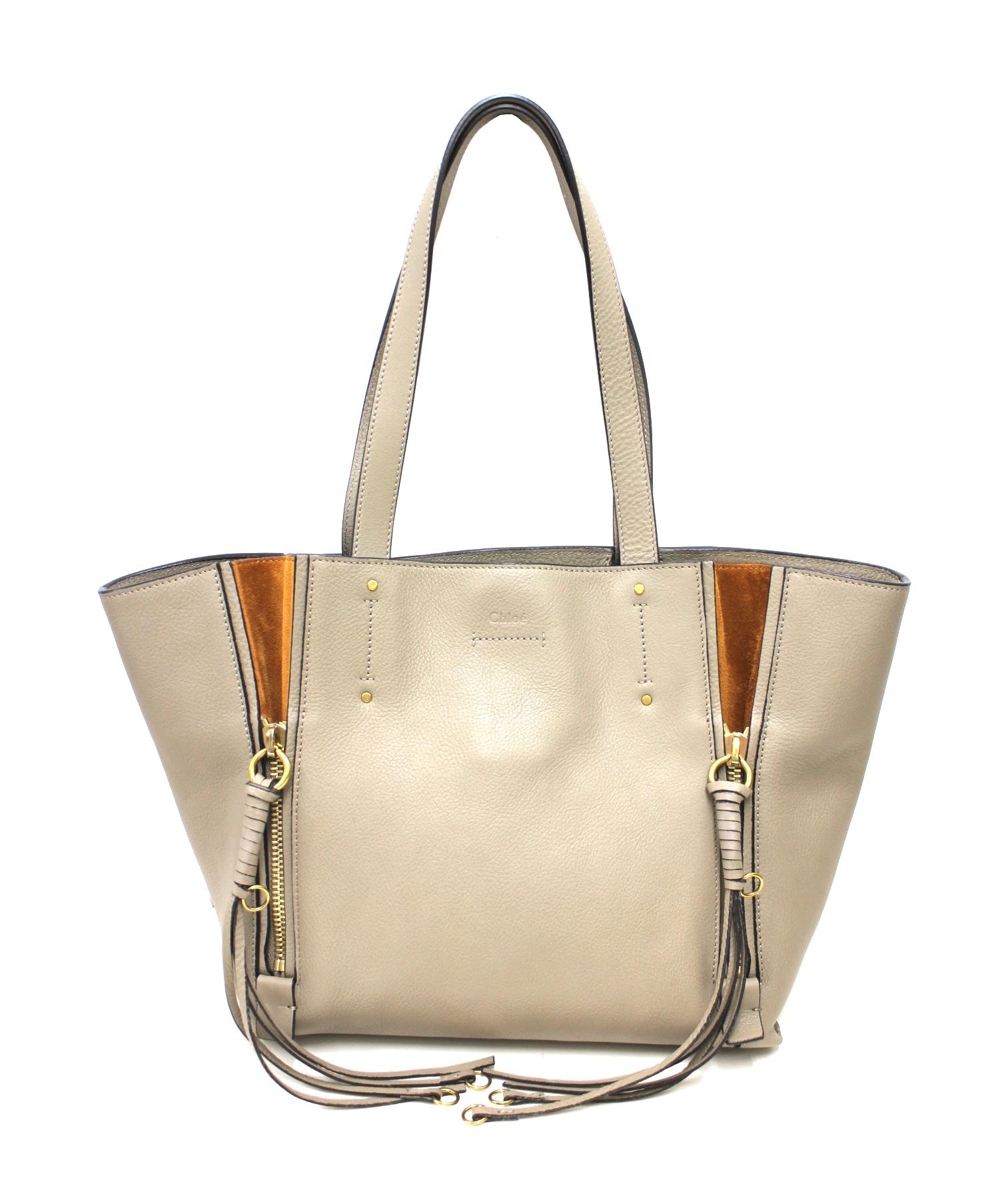 中古・古着通販】Chloe (クロエ) MILO small totebag ベージュ 18SS 税 
