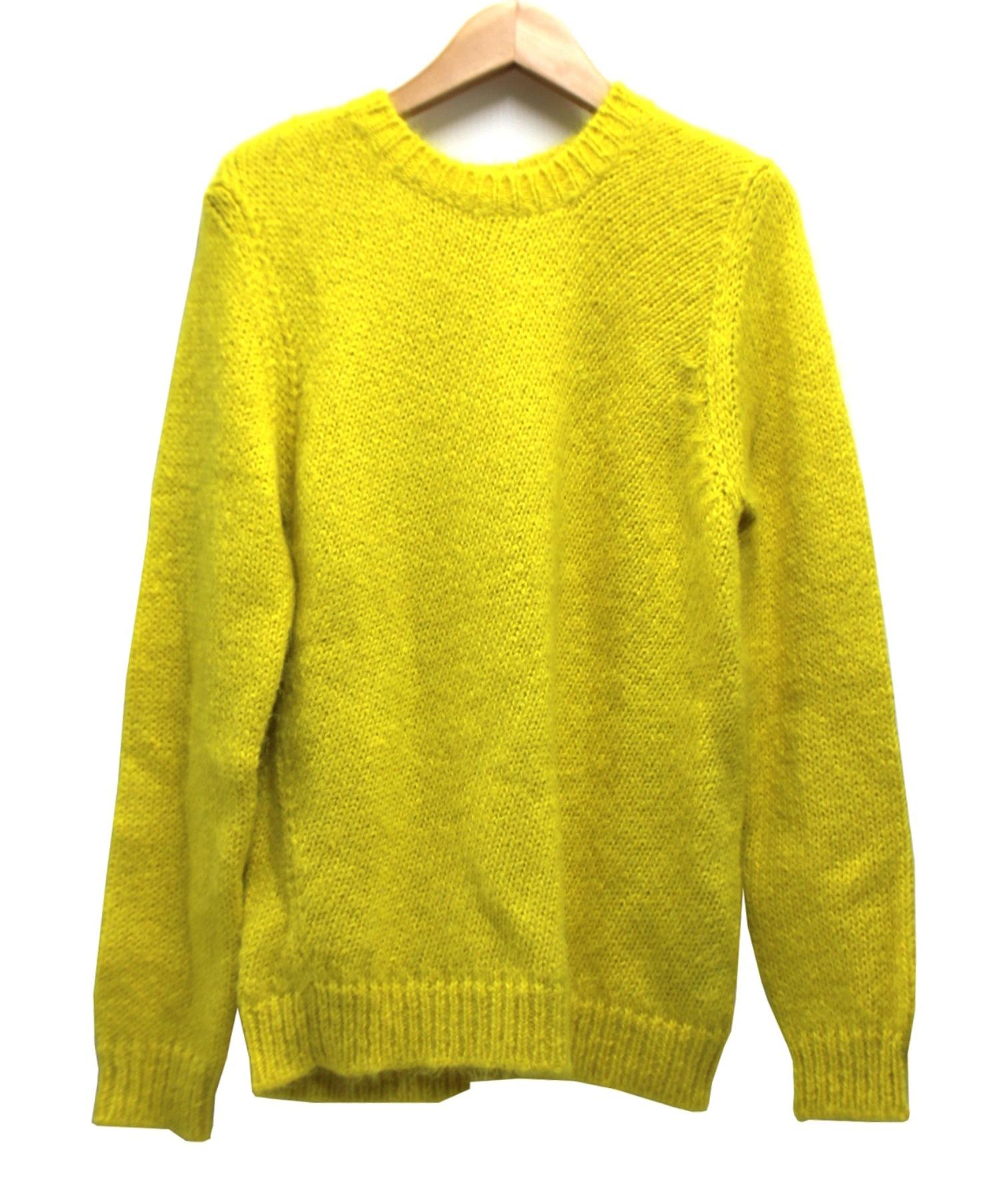 中古・古着通販】CELINE (セリーヌ) アルパカ混ニット イエロー サイズ