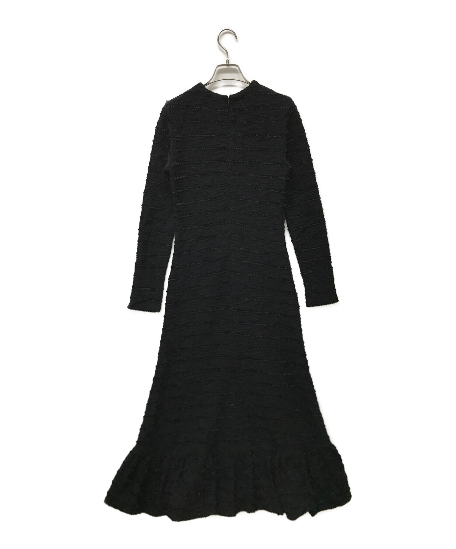 AMERI LUXURY BALLON HEM CUT DRESS ブラック S