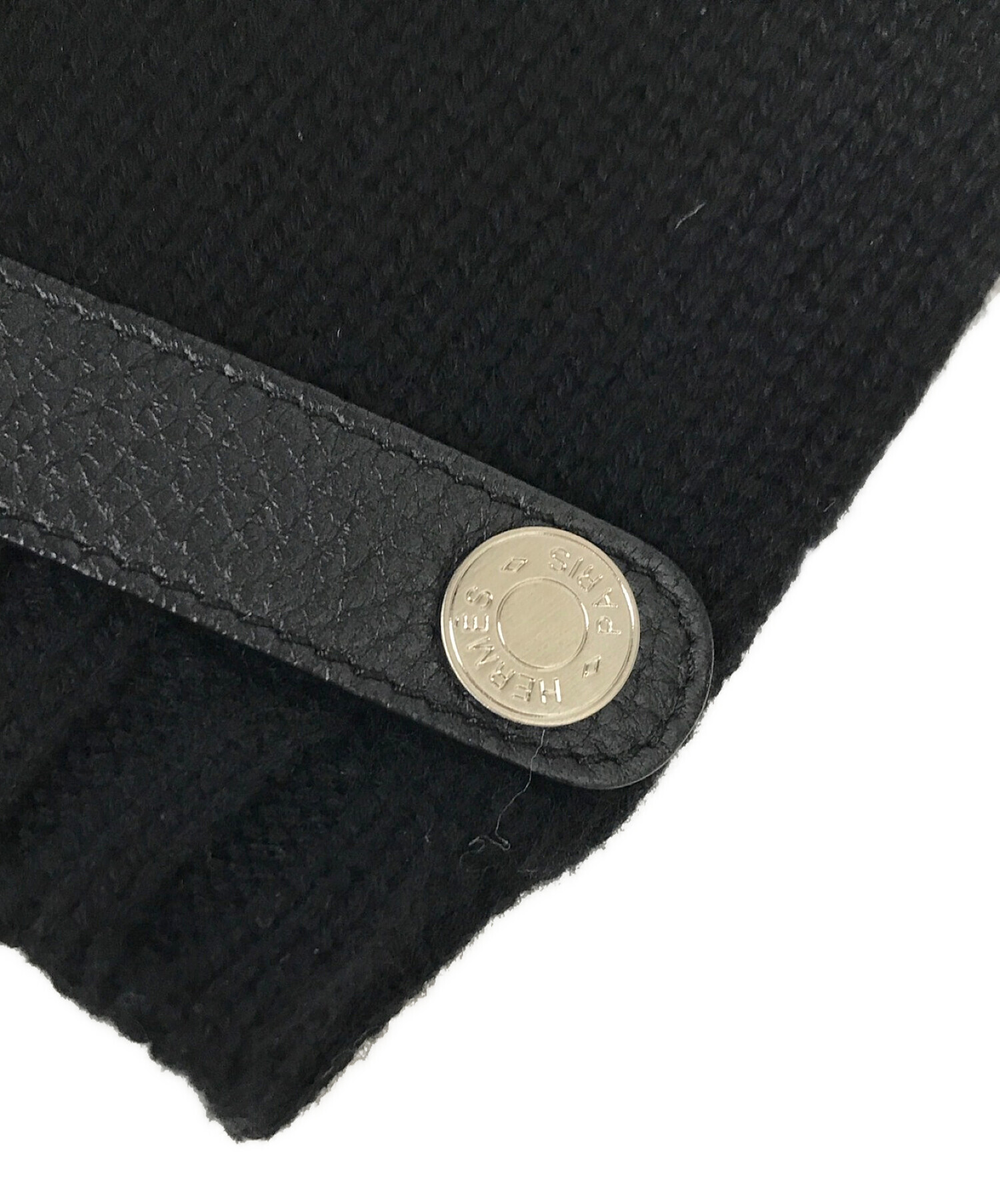 値下げ！エルメス　手袋　オープンフィンガー 中古・古着通販】HERMES (エルメス) カシミアオープンフィンガー