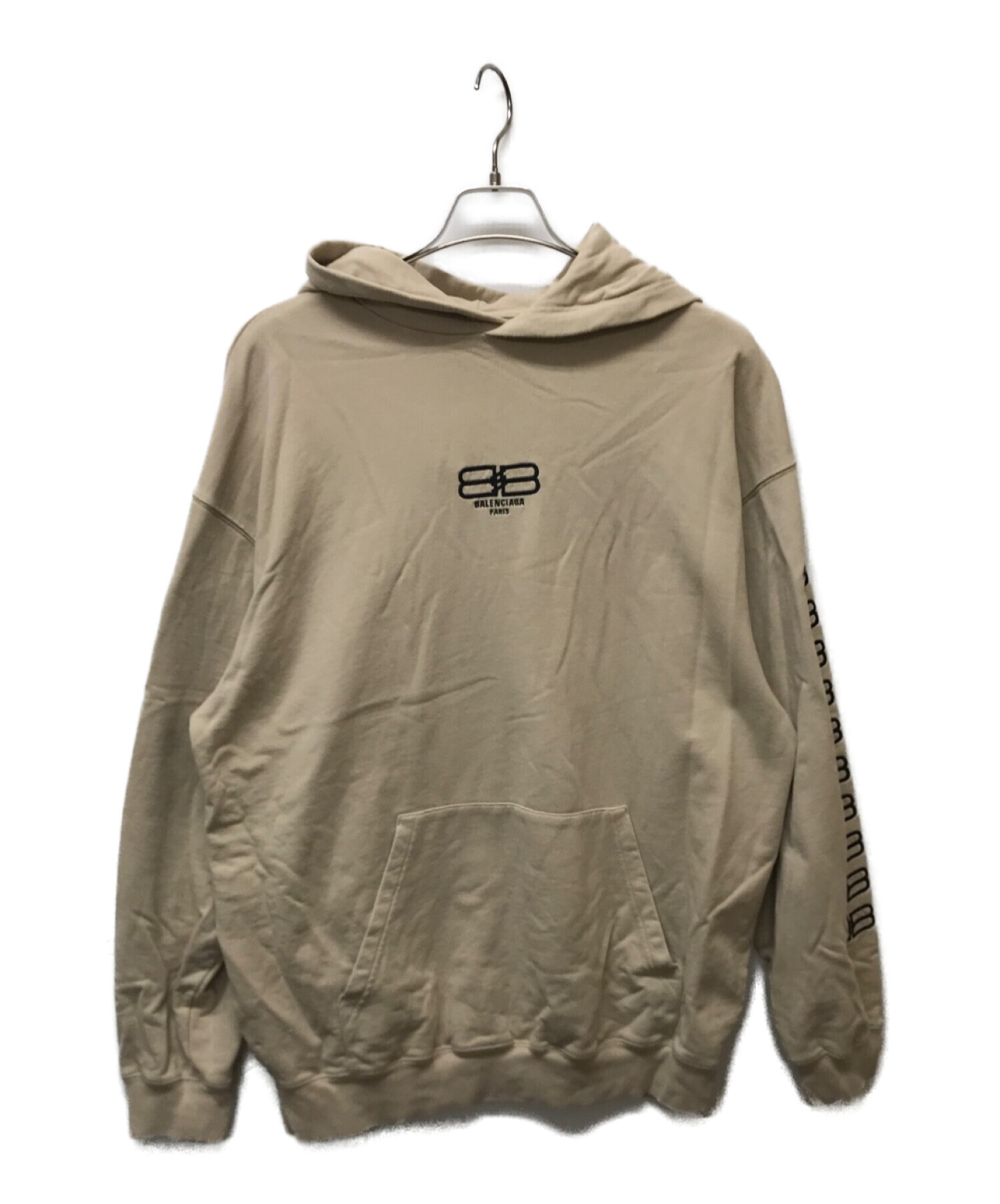 中古・古着通販】BALENCIAGA (バレンシアガ) ウォッシュ加工BBロゴプル  