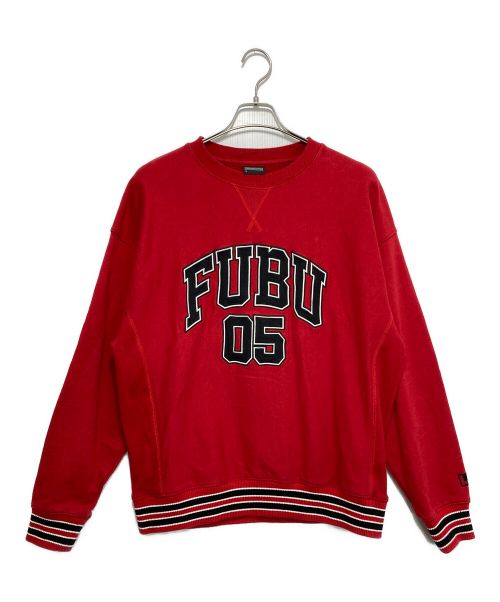 中古・古着通販】FUBU (フブ) スウェット レッド サイズ:L