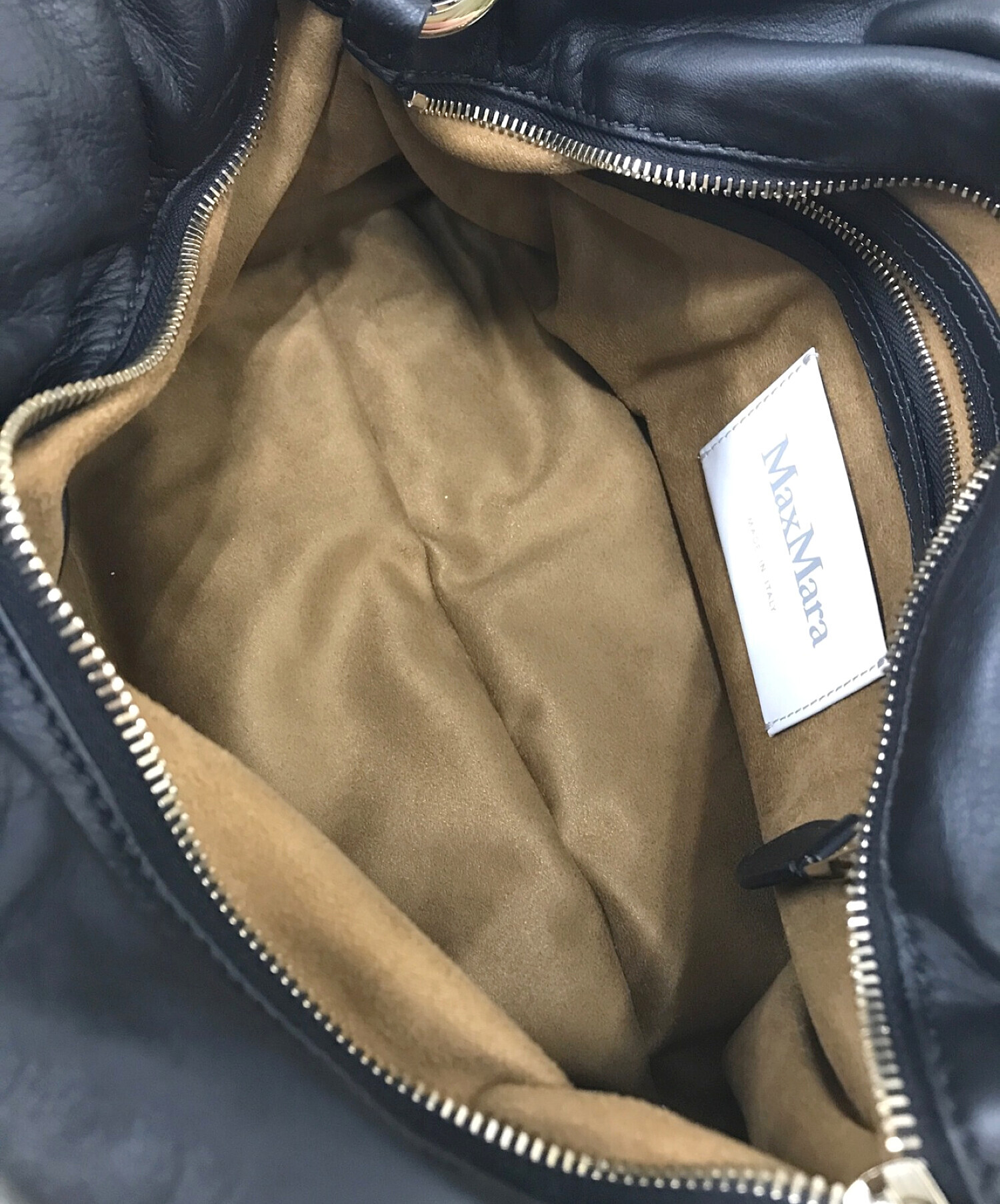 マックスマーラCUSCINO ターンロックショルダーバッグ