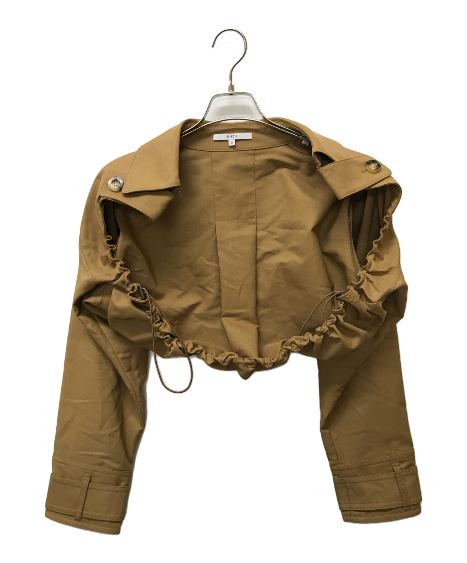 UN3D トレンチショートブルゾン