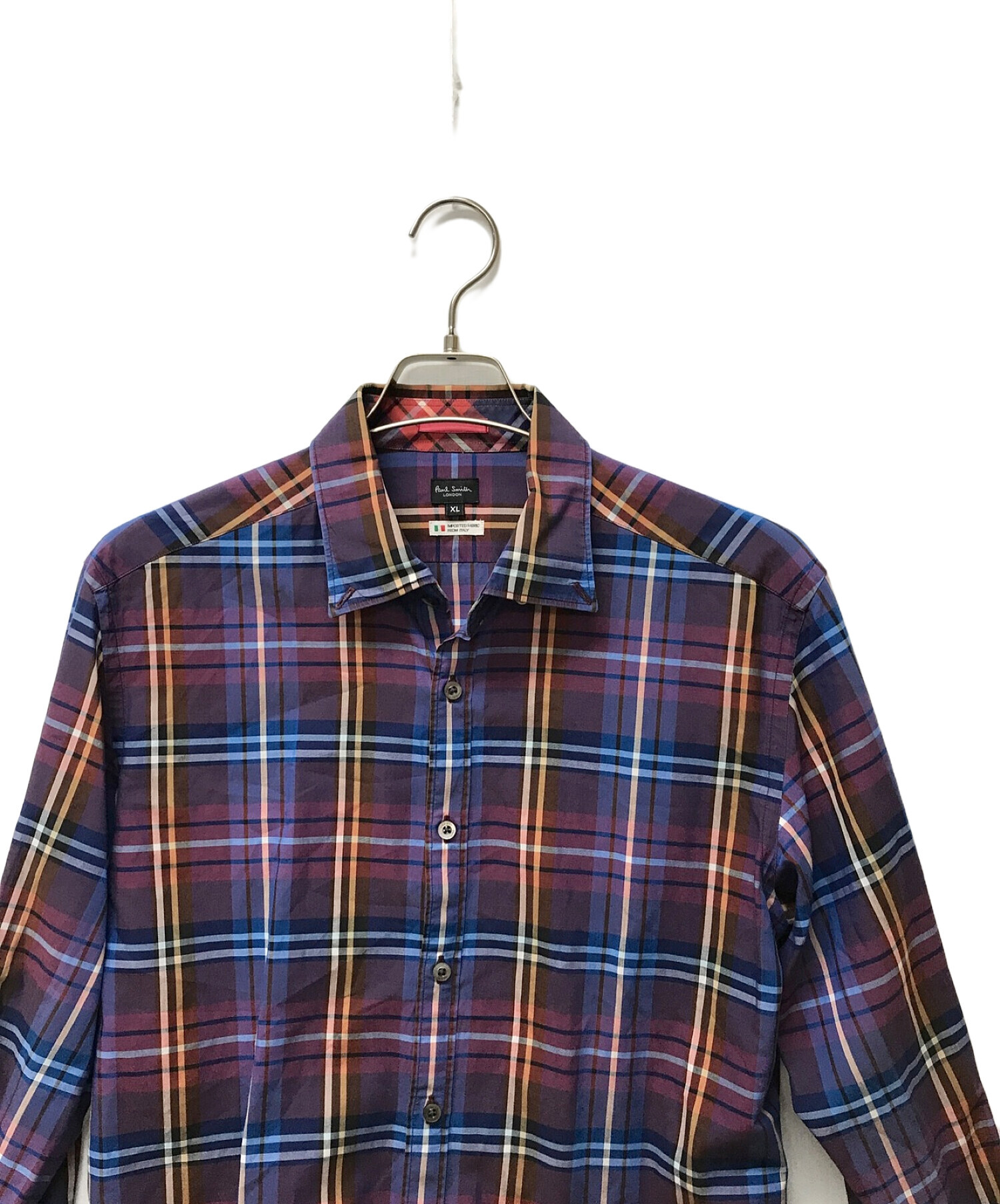 中古・古着通販】Paul Smith (ポールスミス) シアーチェックシャツ