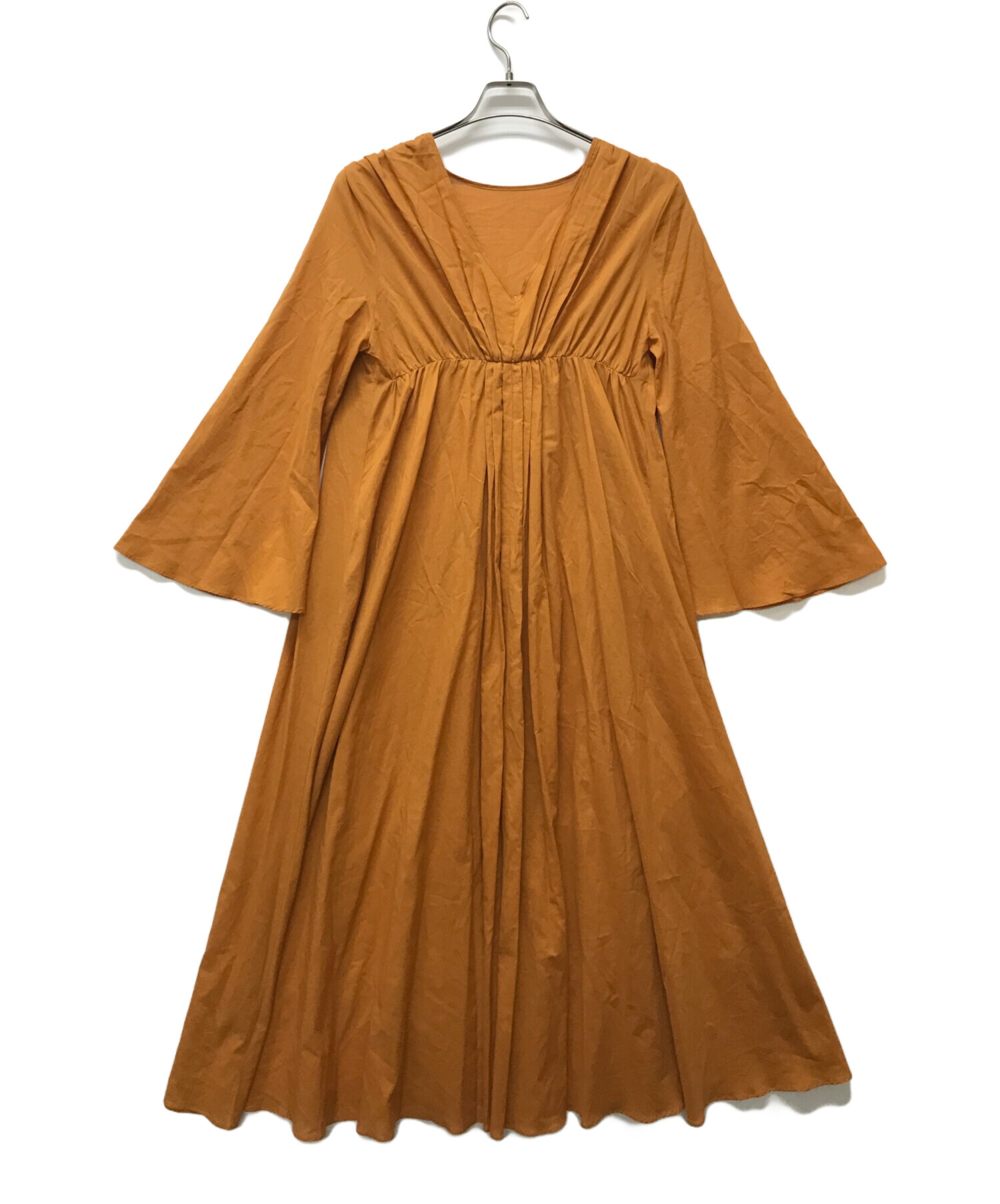 【未使用品】L'Appartement Vneck Gatherロングワンピース 中古・古着通販】L'appartement (アパルトモン) Vneck Gather Onepiece