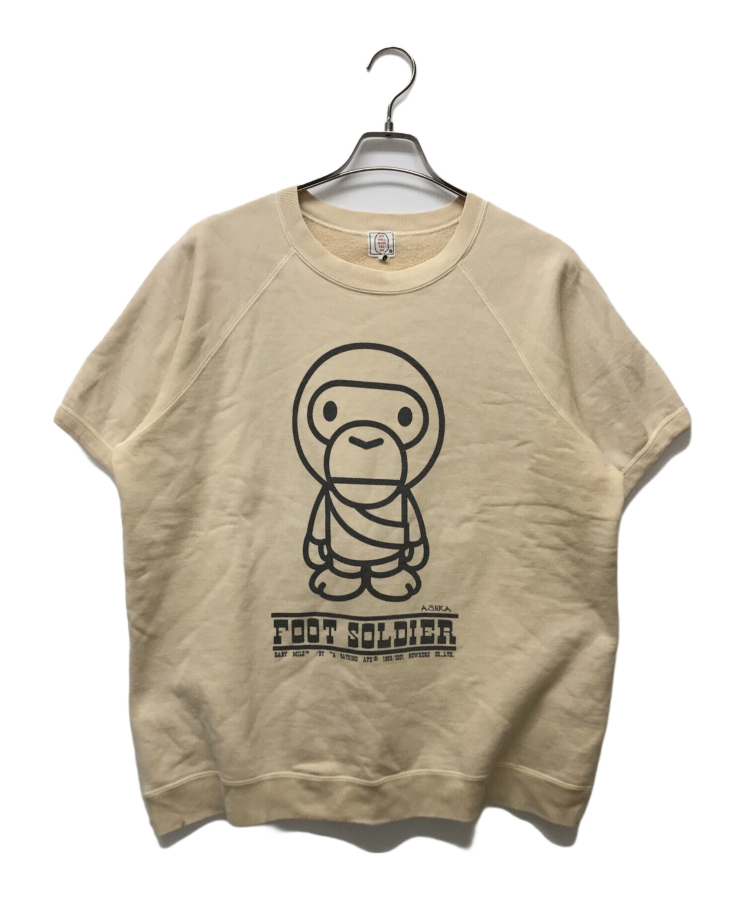 中古・古着通販】A BATHING APE (アベイシングエイプ) BABY MiLO 半袖 