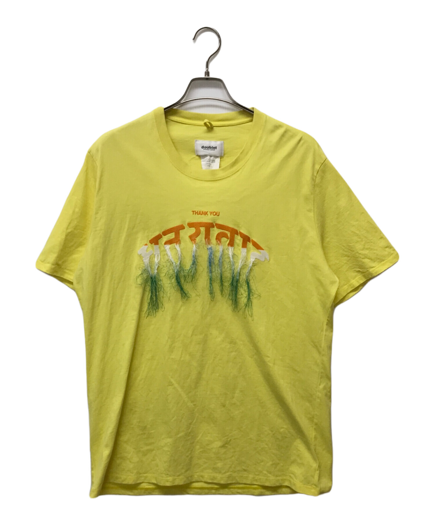 doubletフリンジTシャツ 古着