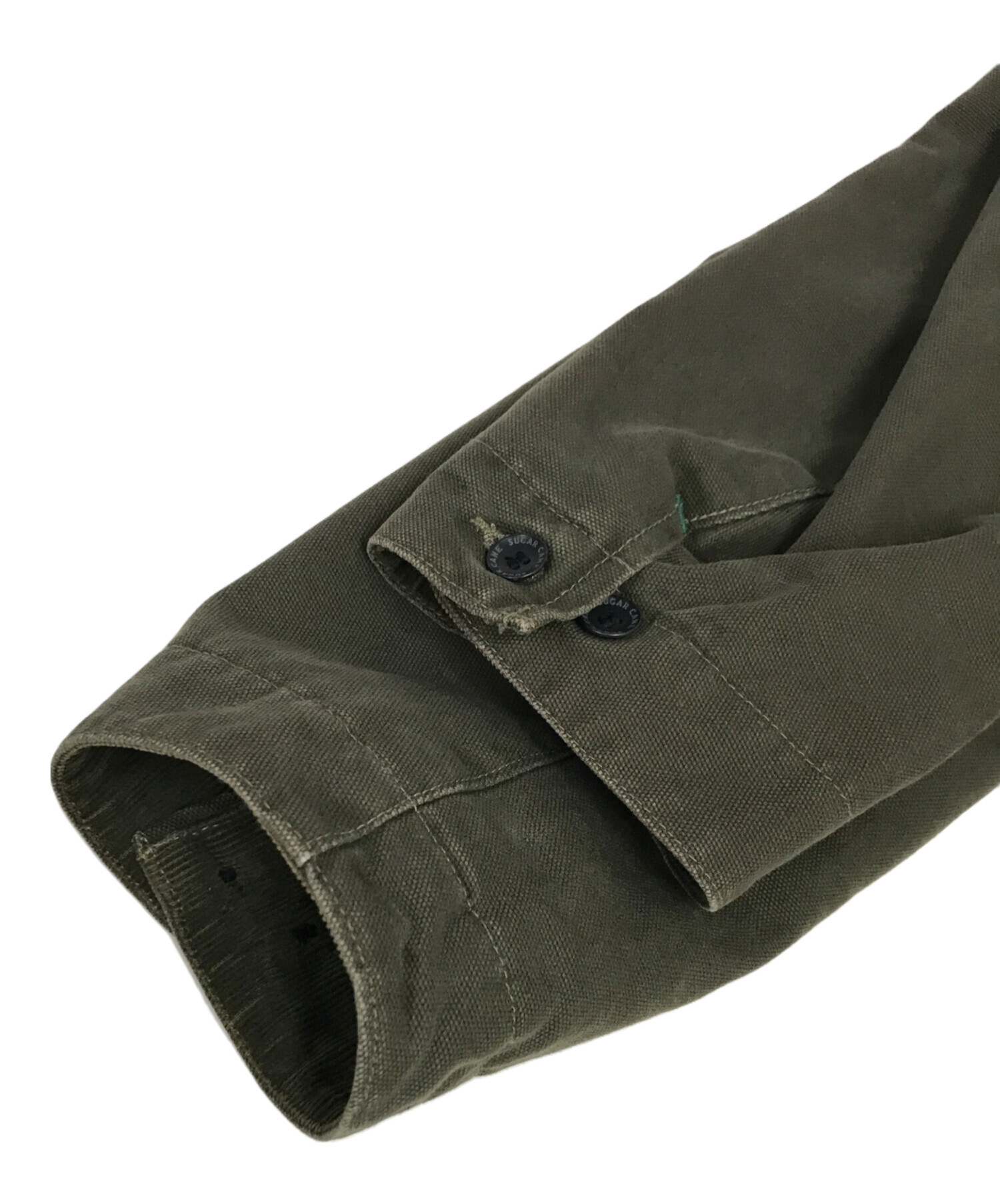 SUGAR CANE ハンティングジャケット　アニマルボタン　サイズ38 SUGAR CANE ハンティングジャケット アニマルボタン サイズ38 シュガー