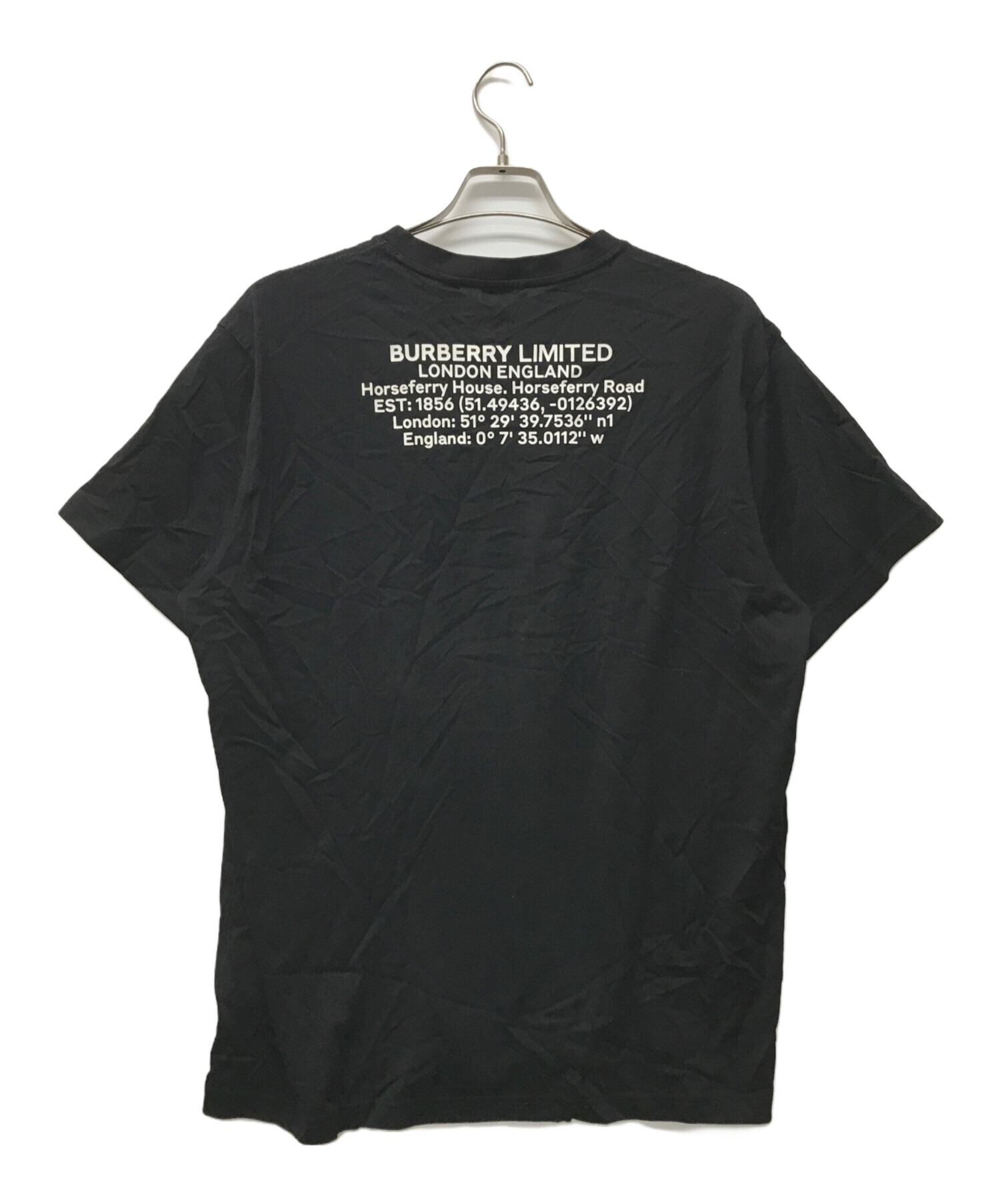 中古・古着通販】BURBERRY (バーバリー) ロケーションプリントTシャツ 