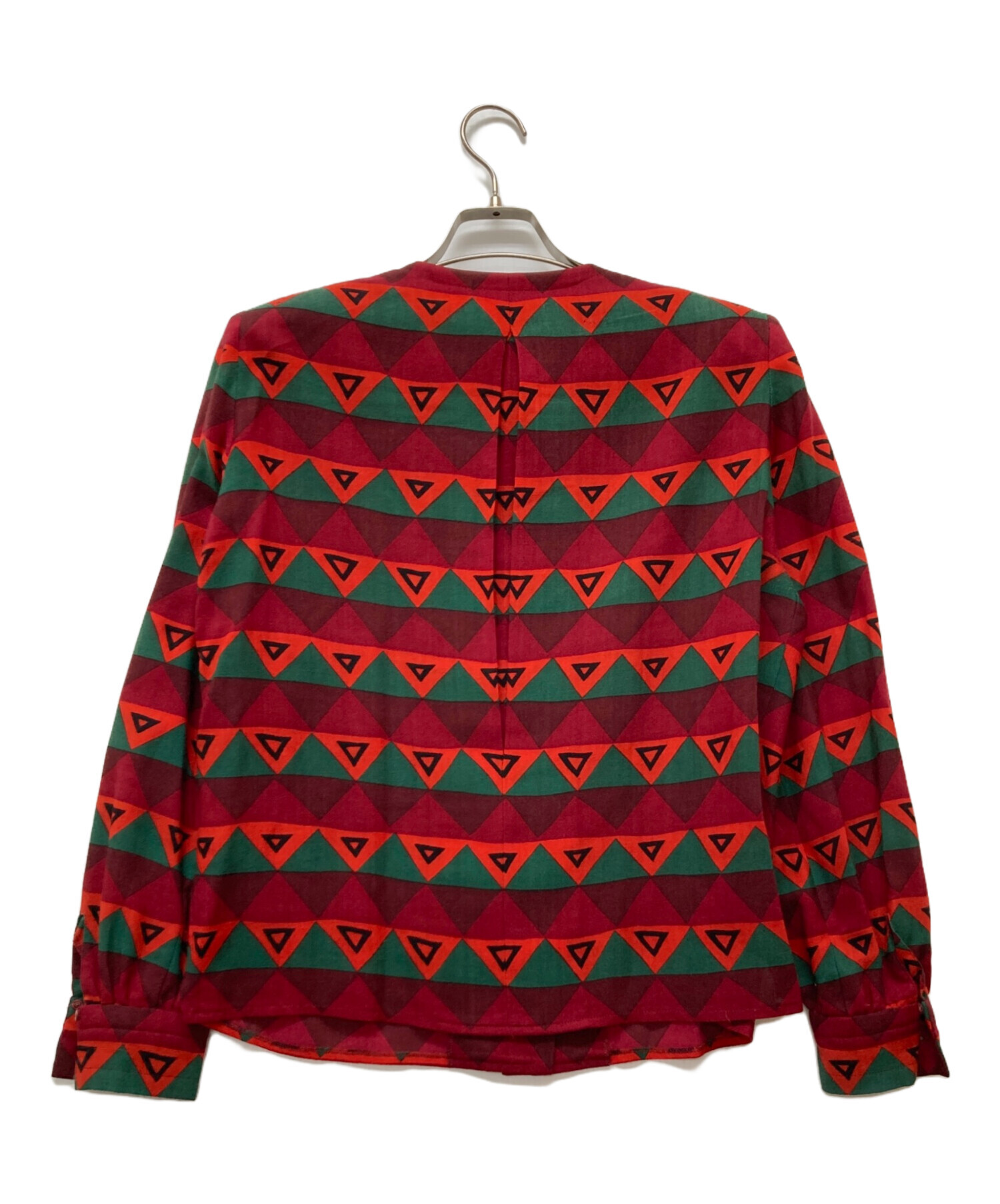 GIVENCHY ジバンシー ノーカラージャケット ヴィンテージ 9号 M GIVENCHY - 【極希少/美品】仏製 GIVENCHY ヴィンテージ カシミヤ混