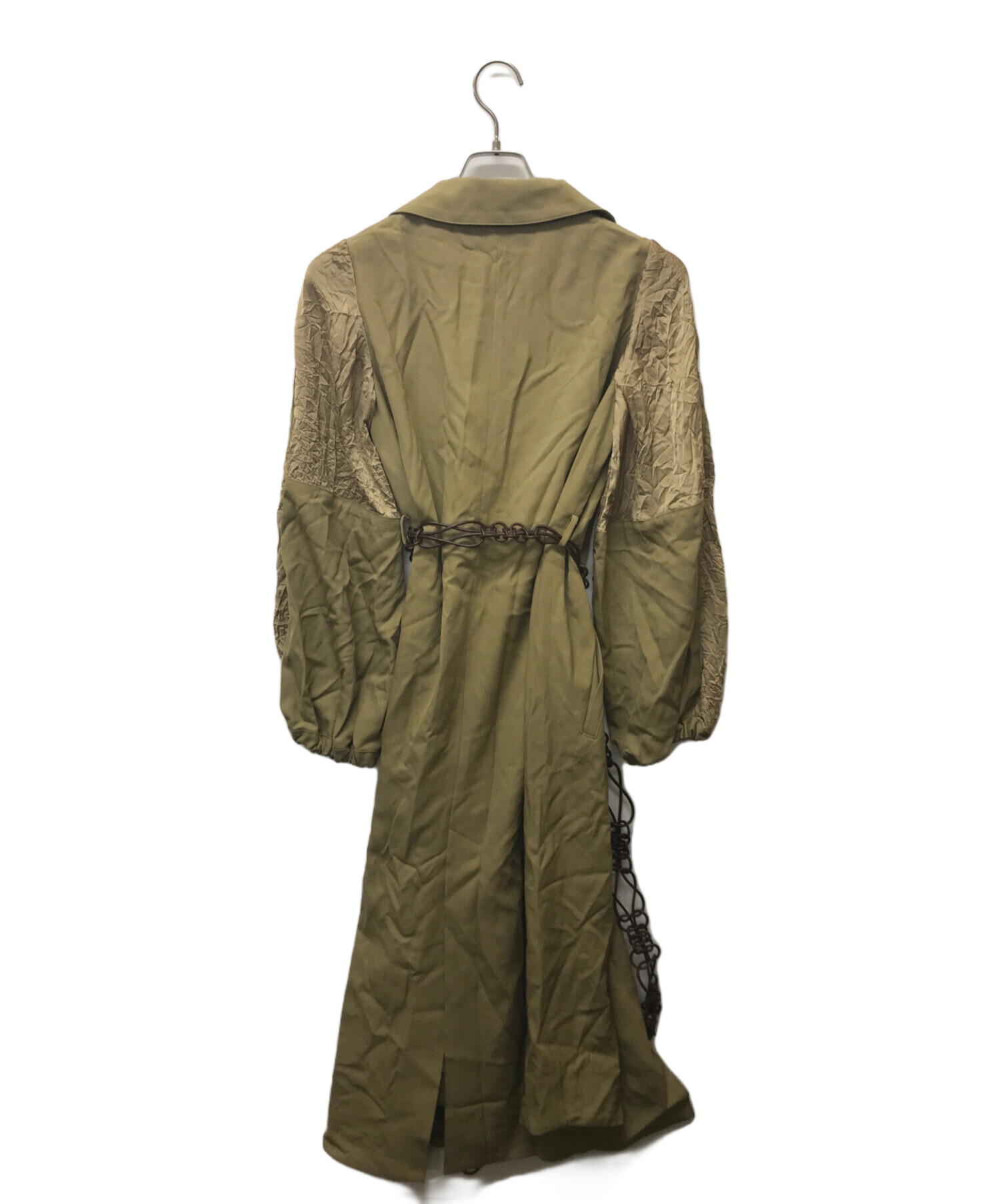 中古・古着通販】Lautashi (ラウタシー) 異素材切替チェスター 中古・古着通販】Lautashi (ラウタシー) 異素材切替チェスター