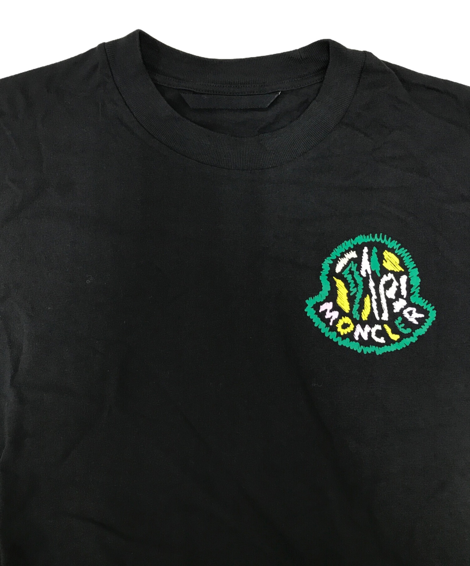 中古・古着通販】MONCLER (モンクレール) ロゴプリントTシャツ