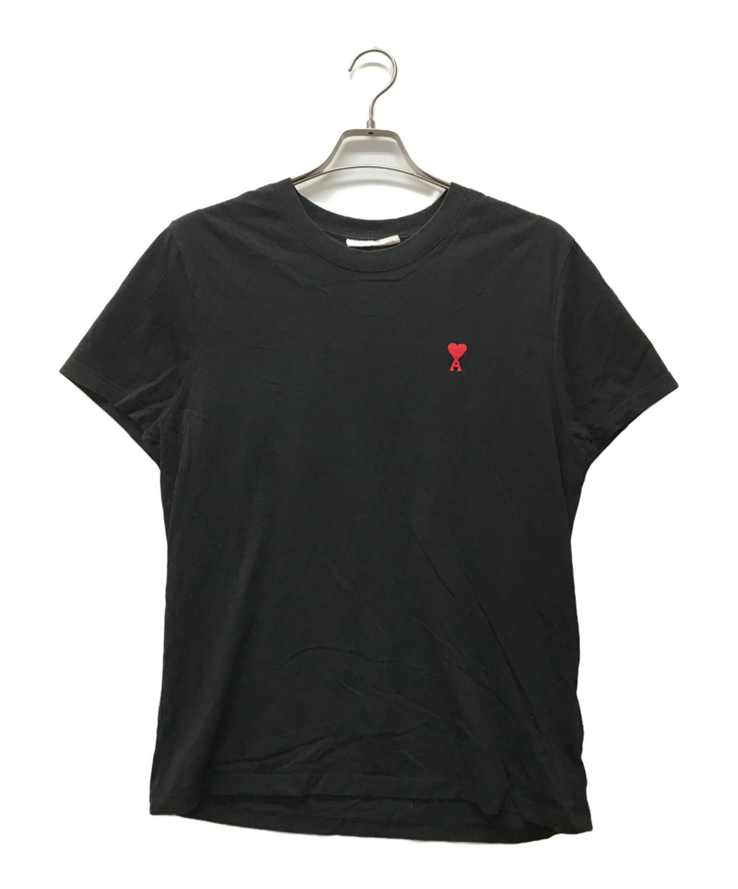 amiparis 刺繍ハートTシャツ すぐにお届けアミパリス定番刺繍ハート 
