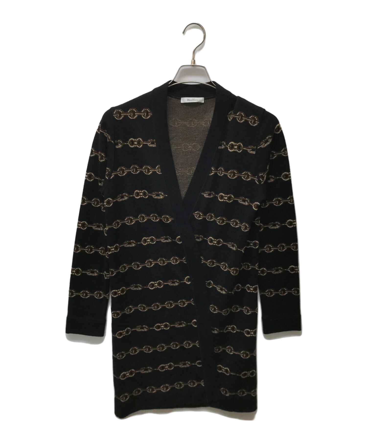 中古・古着通販】MaxMara (マックスマーラ) チェーン柄ロング 