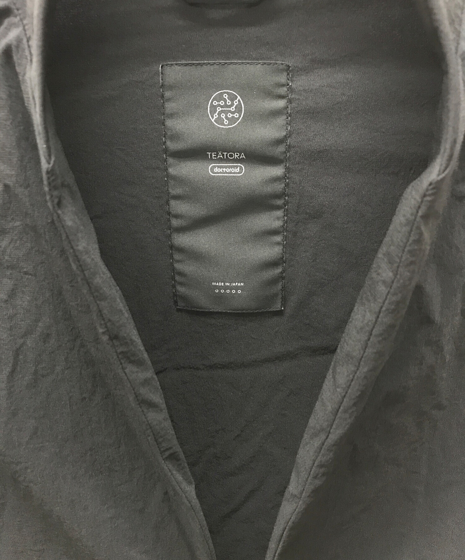 中古・古着通販】teatora (テアトラ) ROOMKEY SHIRT DR ブラック