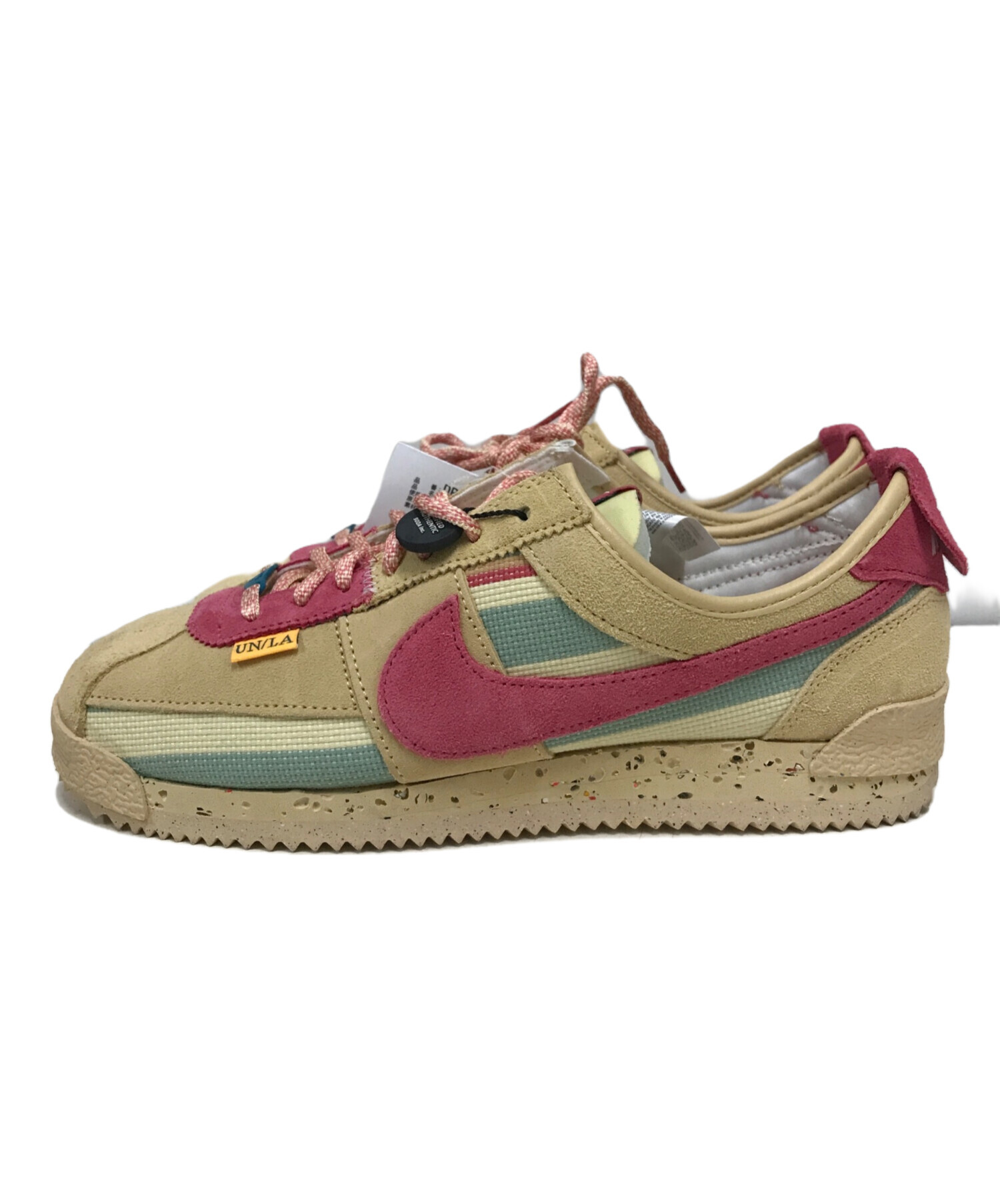 【未使用】NIKE ✕union限定 コルテッツ ベージュ/ピンク　US8 中古・古着通販】NIKE (ナイキ) UNION (ユニオン) コラボコルテッツ