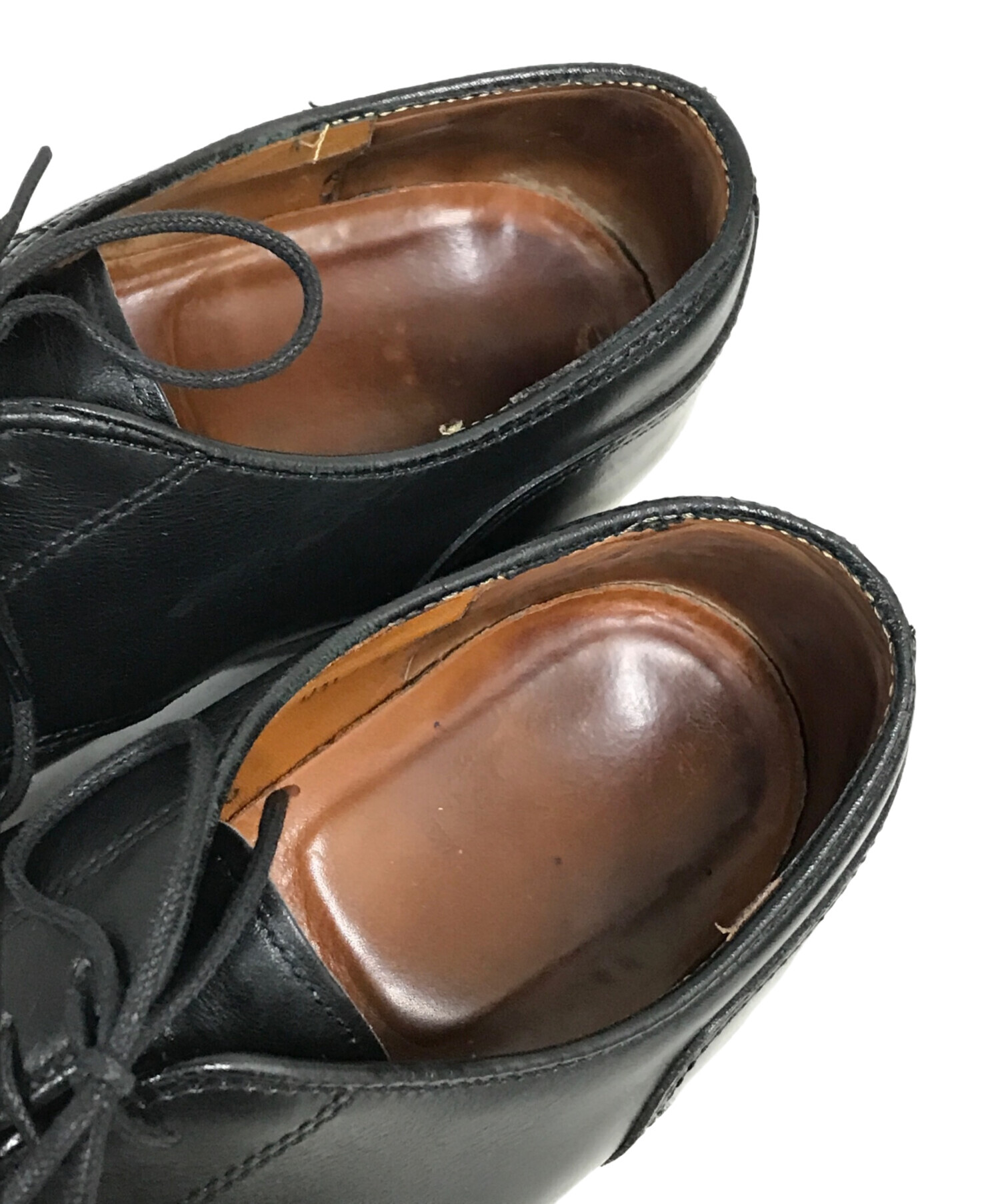 中古・古着通販】Alden (オールデン) Uチップシューズ ブラック サイズ