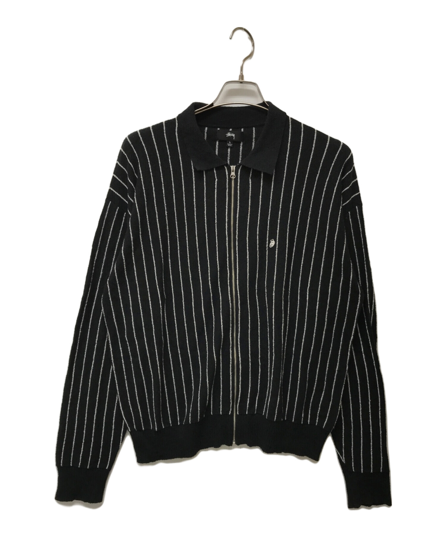 中古・古着通販】stussy (ステューシー) ストライプジップ 中古・古着通販】stussy (ステューシー) ストライプジップ