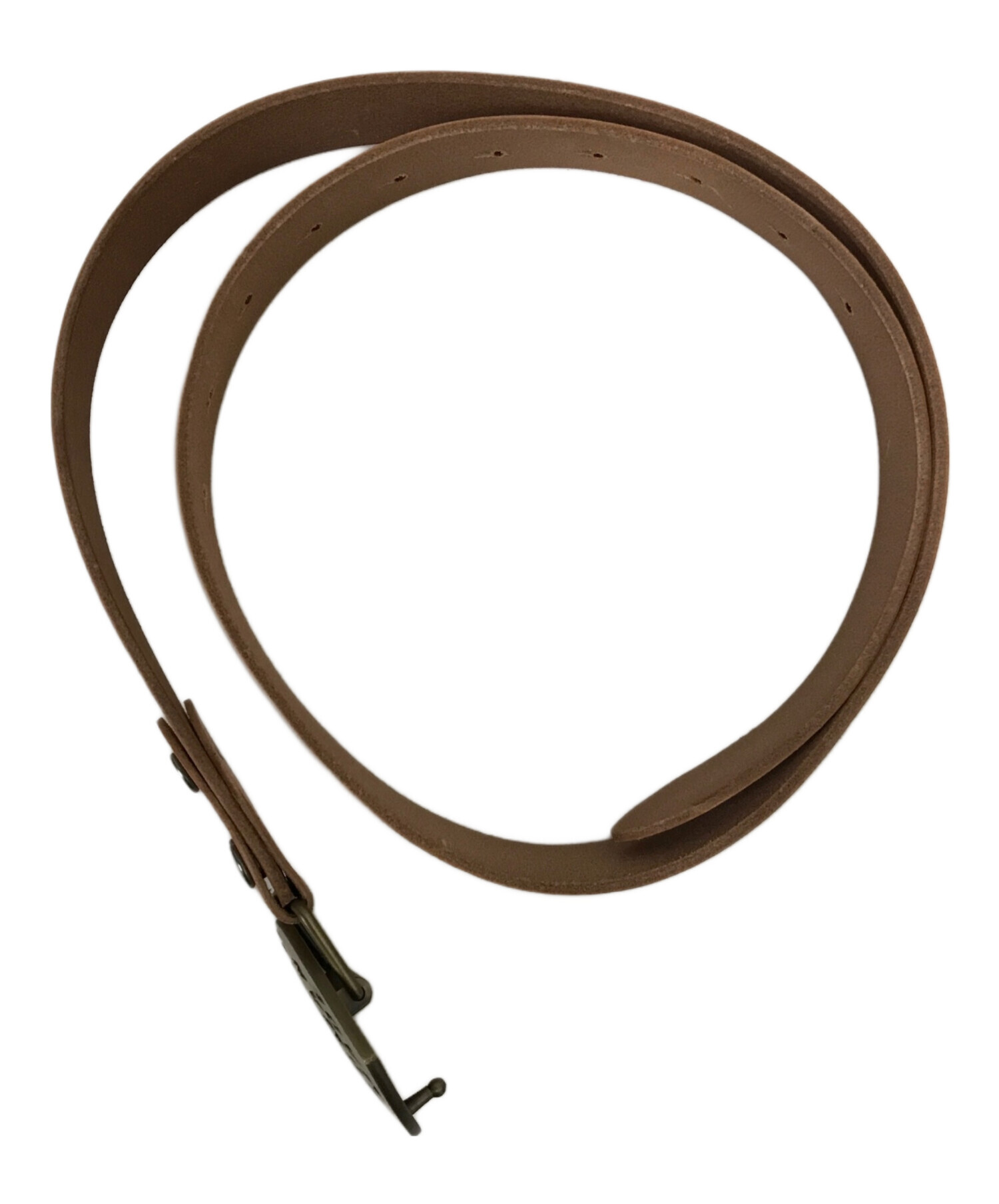 新品 完売 M ヒューマンメイド ハート レザー ベルト RED カウレザー