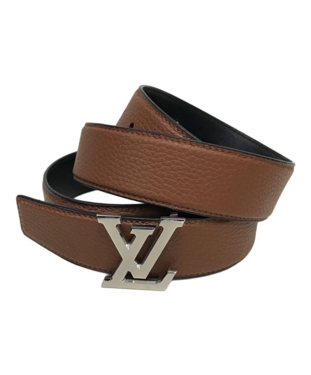 Louis Vuitton ブラウンレザーベルト 80 Louis Vuitton ブラウンレザー