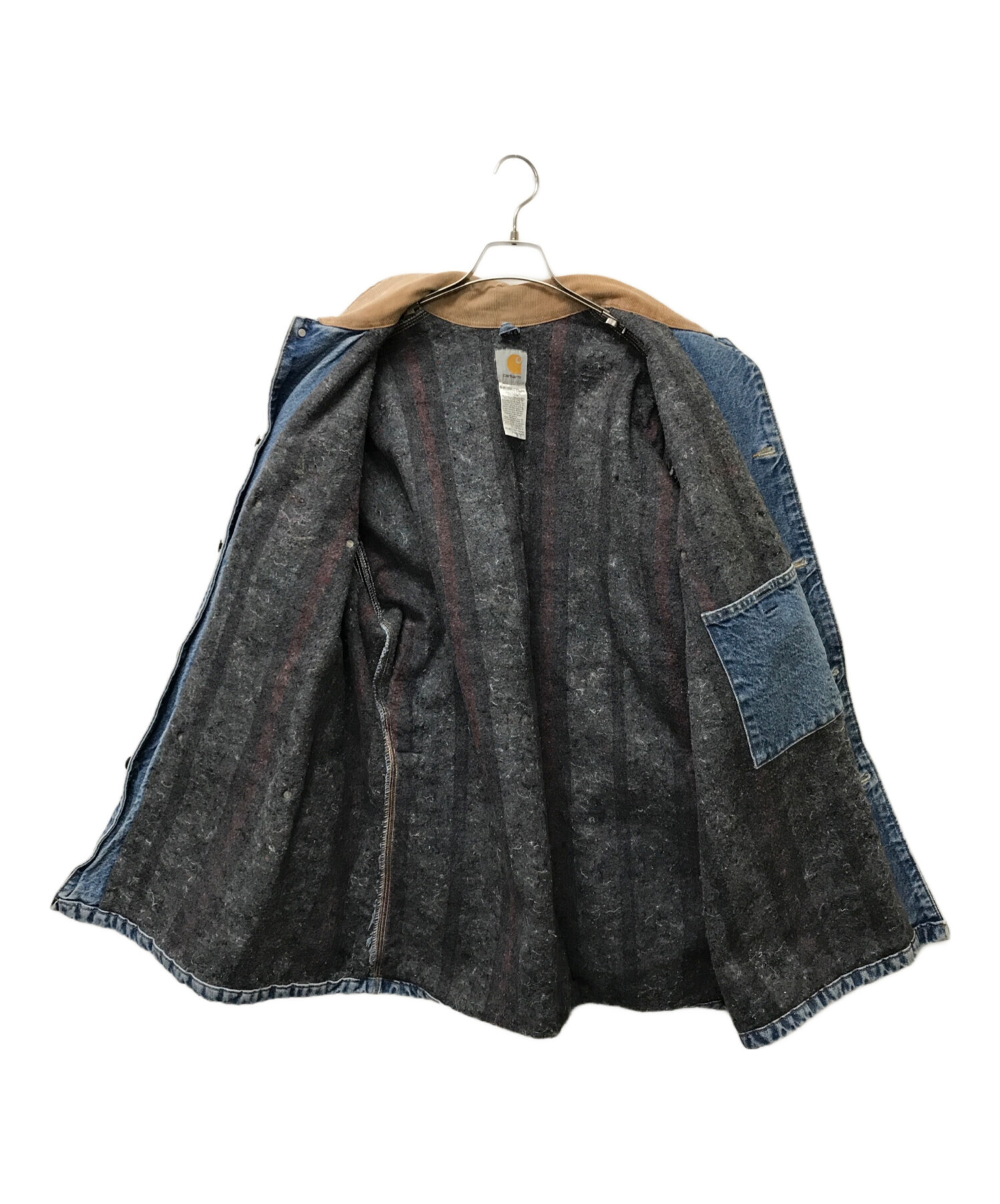 中古・古着通販】CarHartt (カーハート) 裏地ブランケットデニムチョア