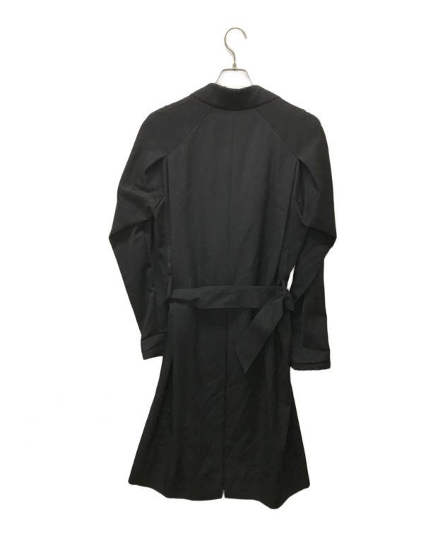 中古・古着通販】OVERCOAT (オーバーコート) トレンチコート ブラック 