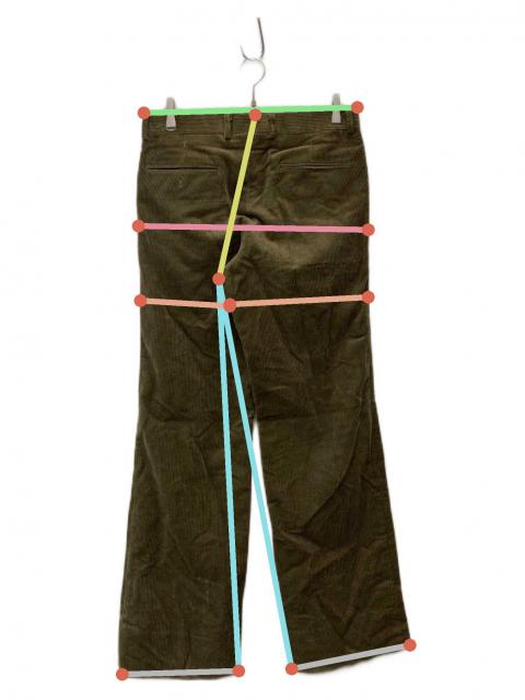 COMOLI パイプドステムパンツ 23AW （サイズ3） 中古・古着通販】COMOLI (コモリ) コーデュロイ パイプドステムパンツ
