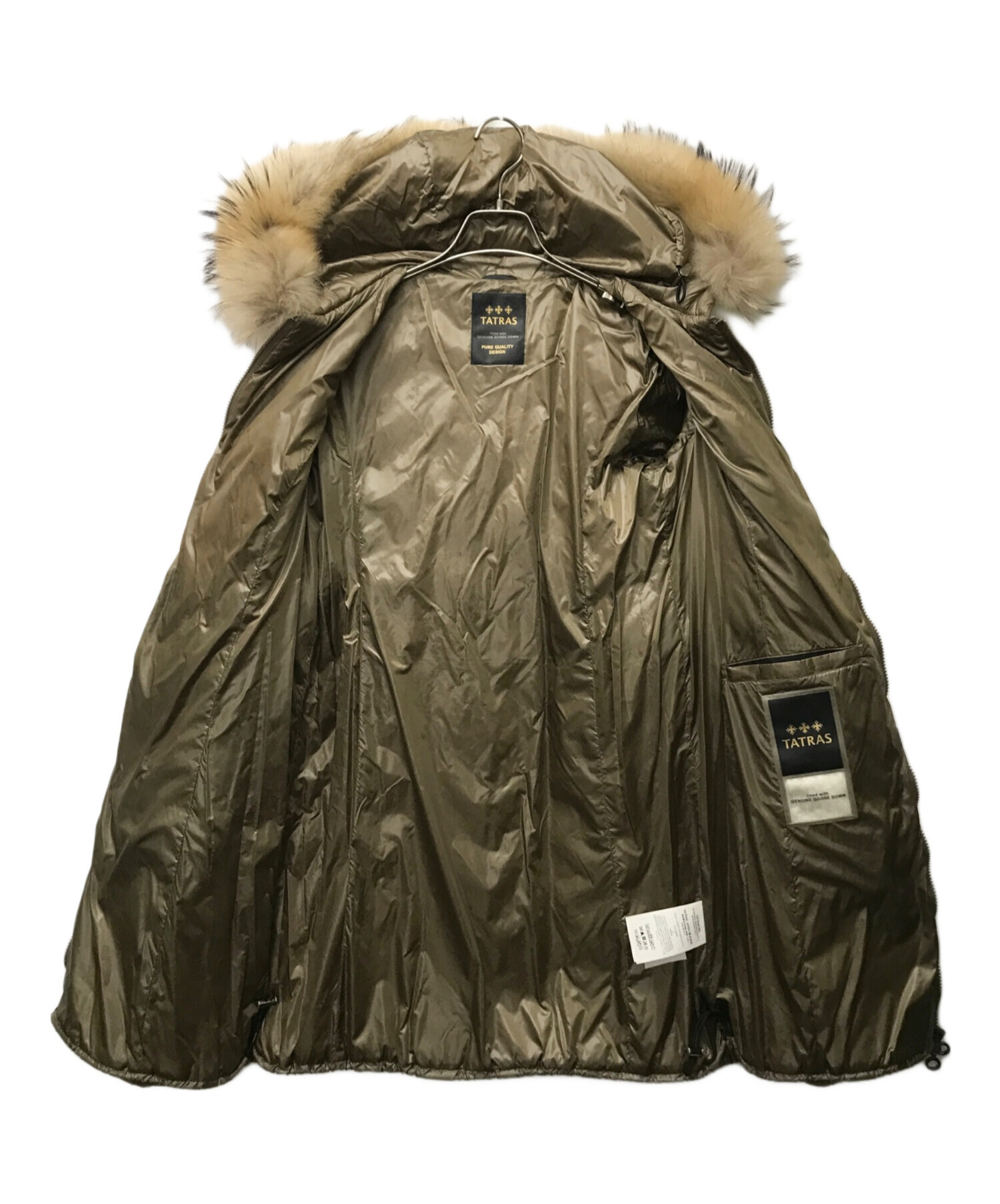 中古・古着通販】TATRAS (タトラス) ポペナ ダウンコート オリーブ 