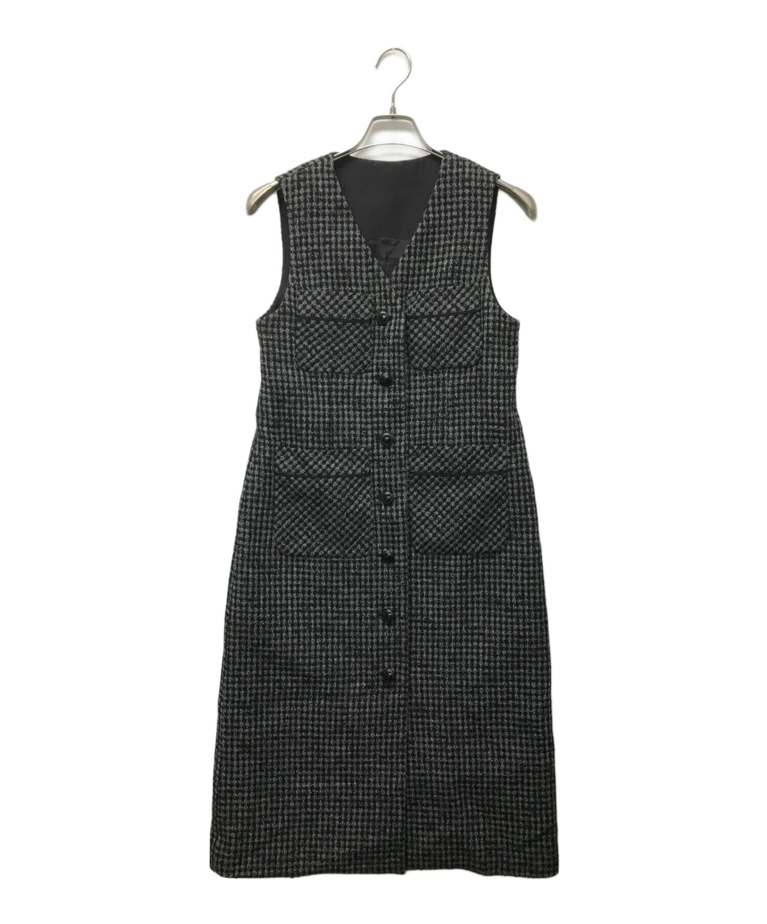 中古・古着通販】ANAYI (アナイ) インターツイード4ポケットジレ