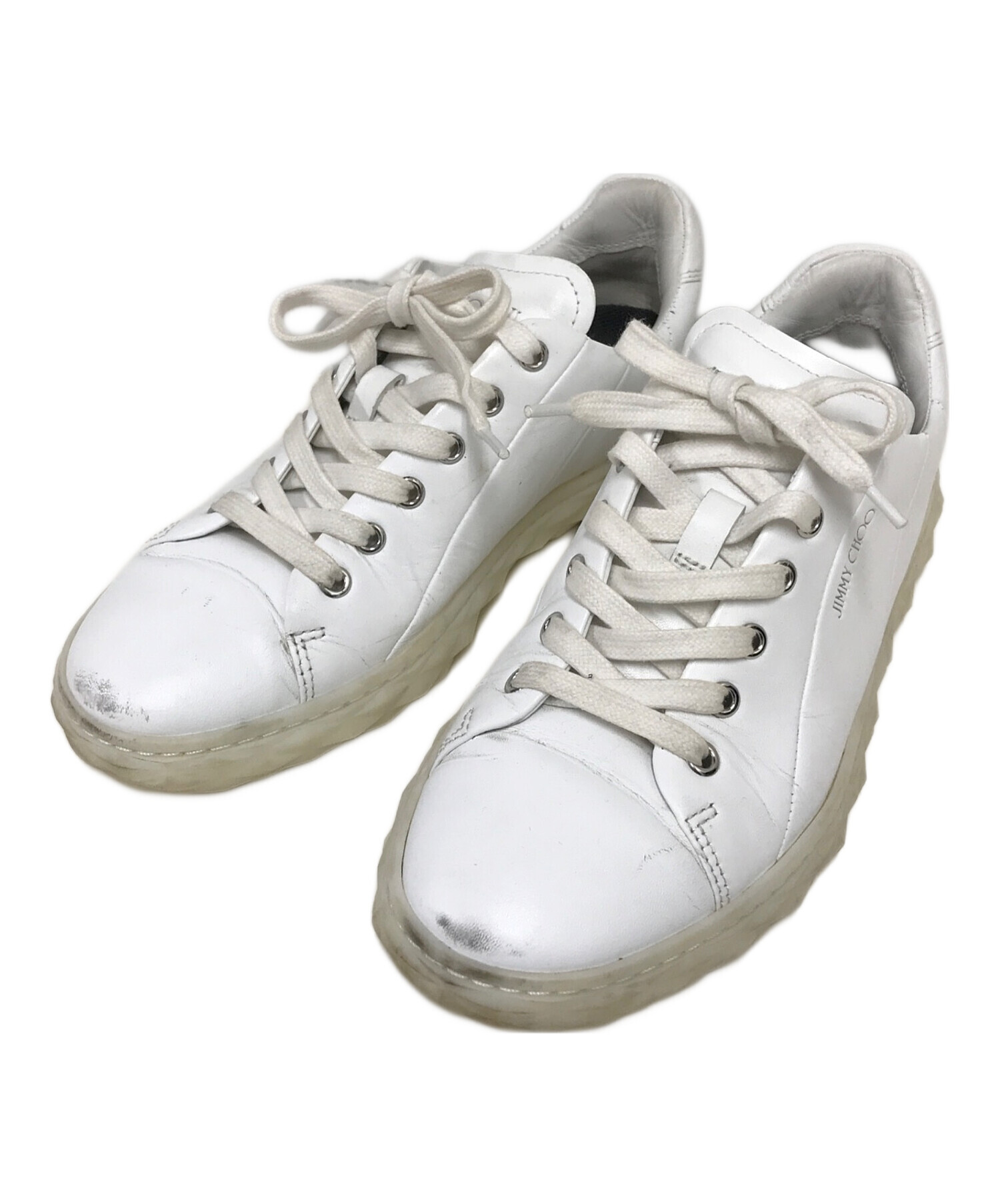 中古・古着通販】JIMMY CHOO (ジミーチュウ) ナッパレザー・ローカット 