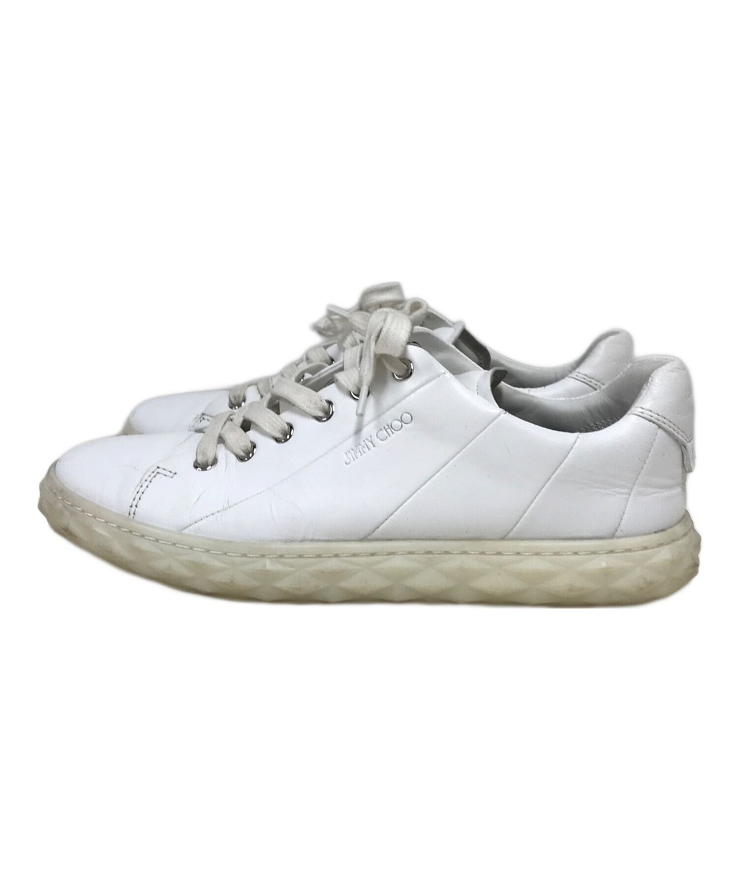 中古・古着通販】JIMMY CHOO (ジミーチュウ) ナッパレザー・ローカット  