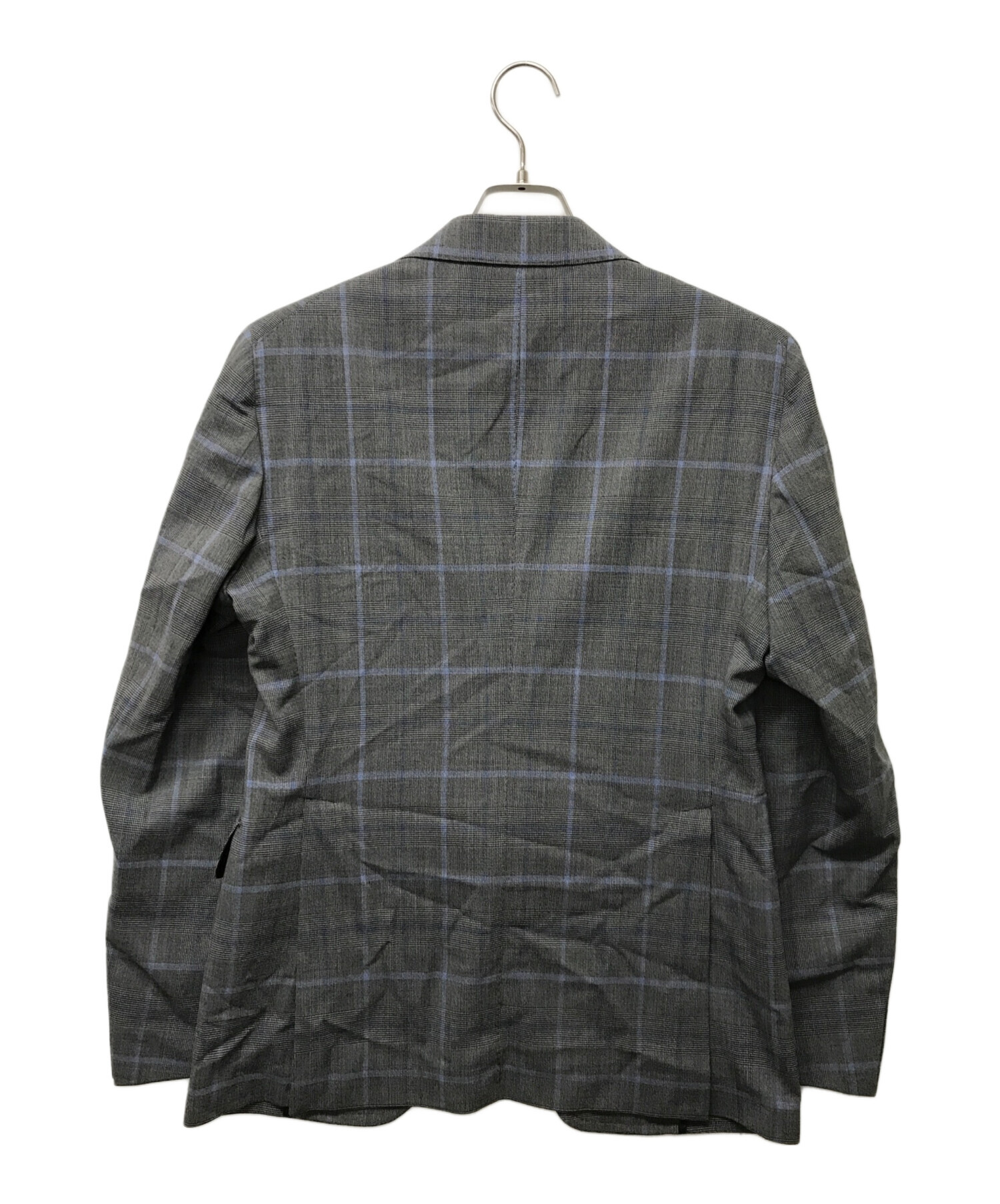 未使用級　TAGLIATORE テーラードジャケット　2B チェック　ラペルピン 中古・古着通販】TAGLIATORE (タリアトーレ) ピークドラペル2Bグレン