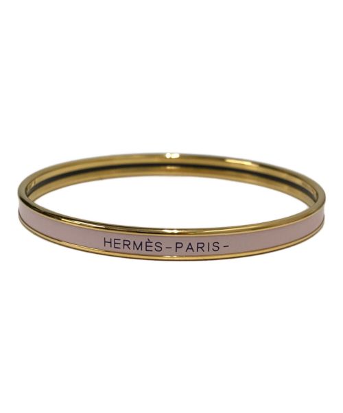 中古・古着通販】HERMES (エルメス) エナメルブレスレット ユニ ピンク