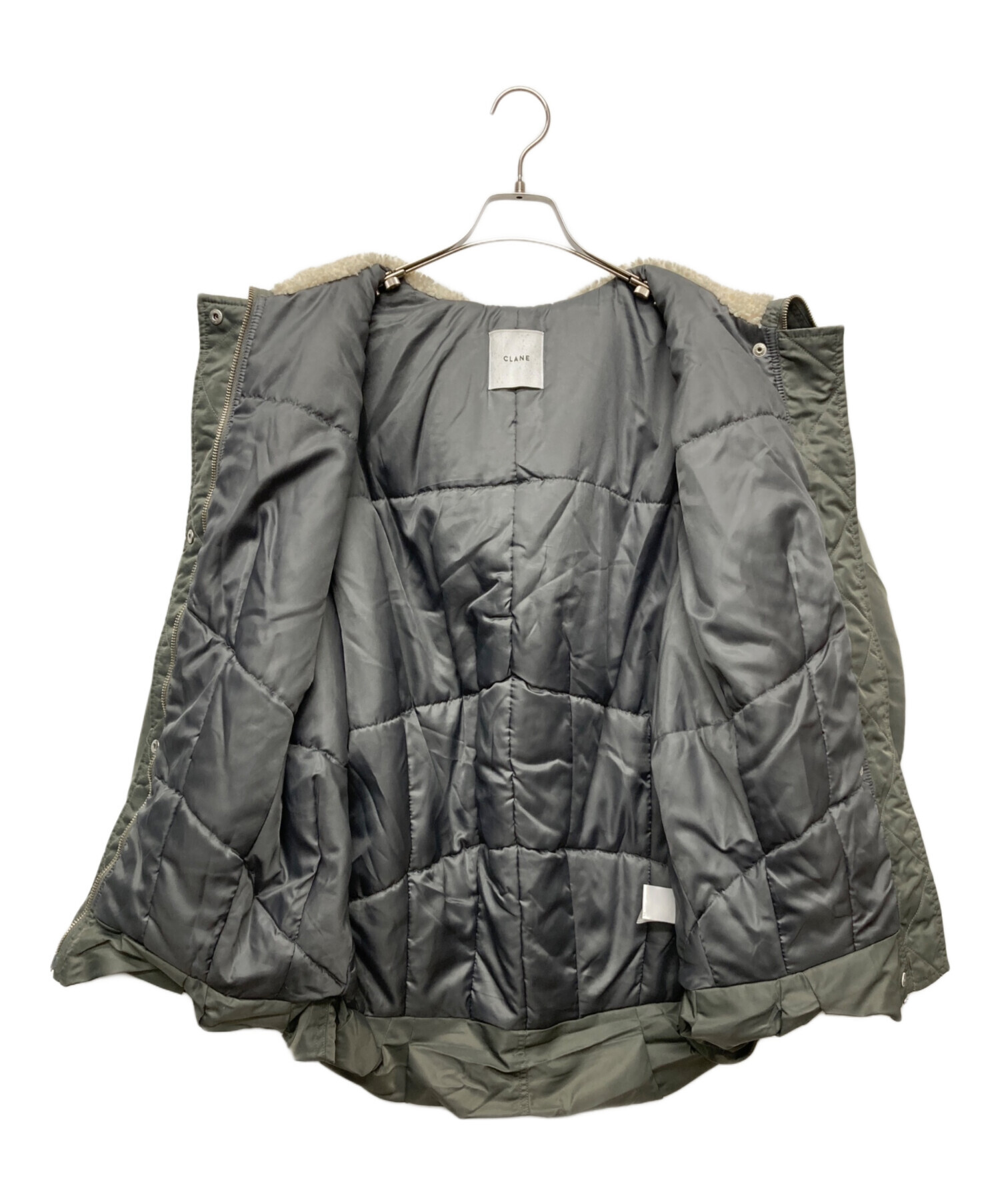 中古・古着通販】CLANE (クラネ) BALLOON DESIGN HOODED N3B オリーブ