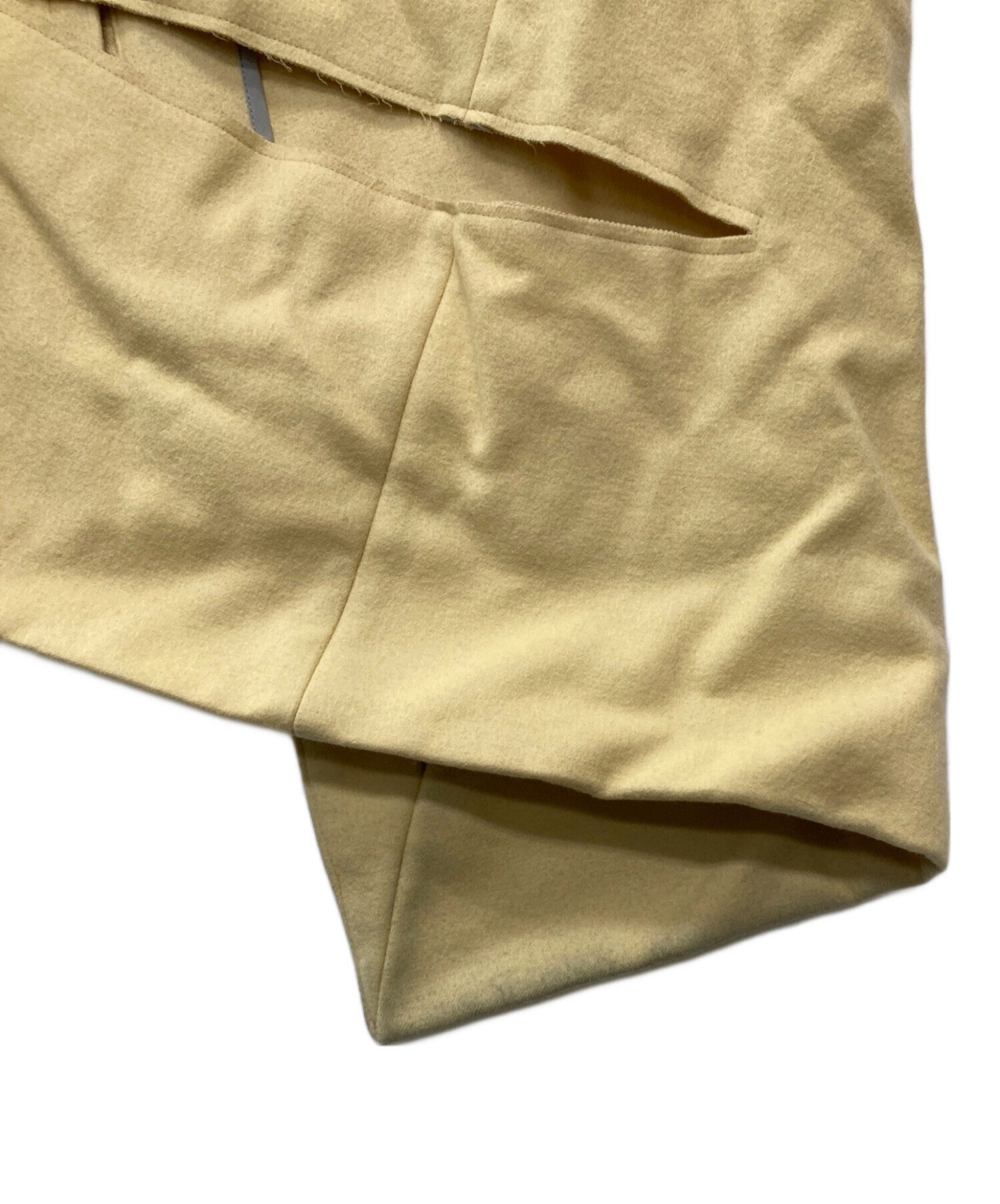 中古・古着通販】sacai (サカイ) ウールジップメルトンスカート//WOOL