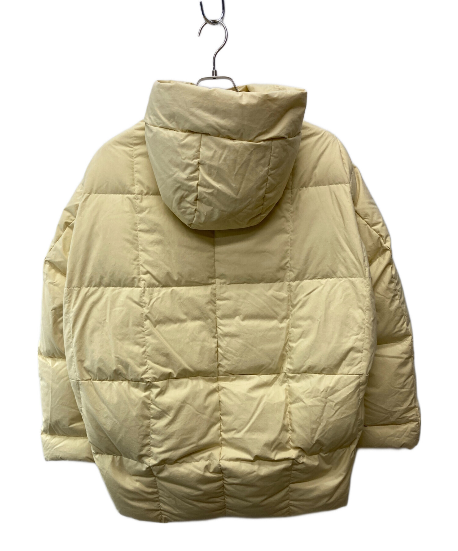 JIL SANDER ジルサンダー ダウン コート ベージュ 32 中古・古着通販】JIL SANDER+ (ジルサンダープラス) 21AWQuilted Down