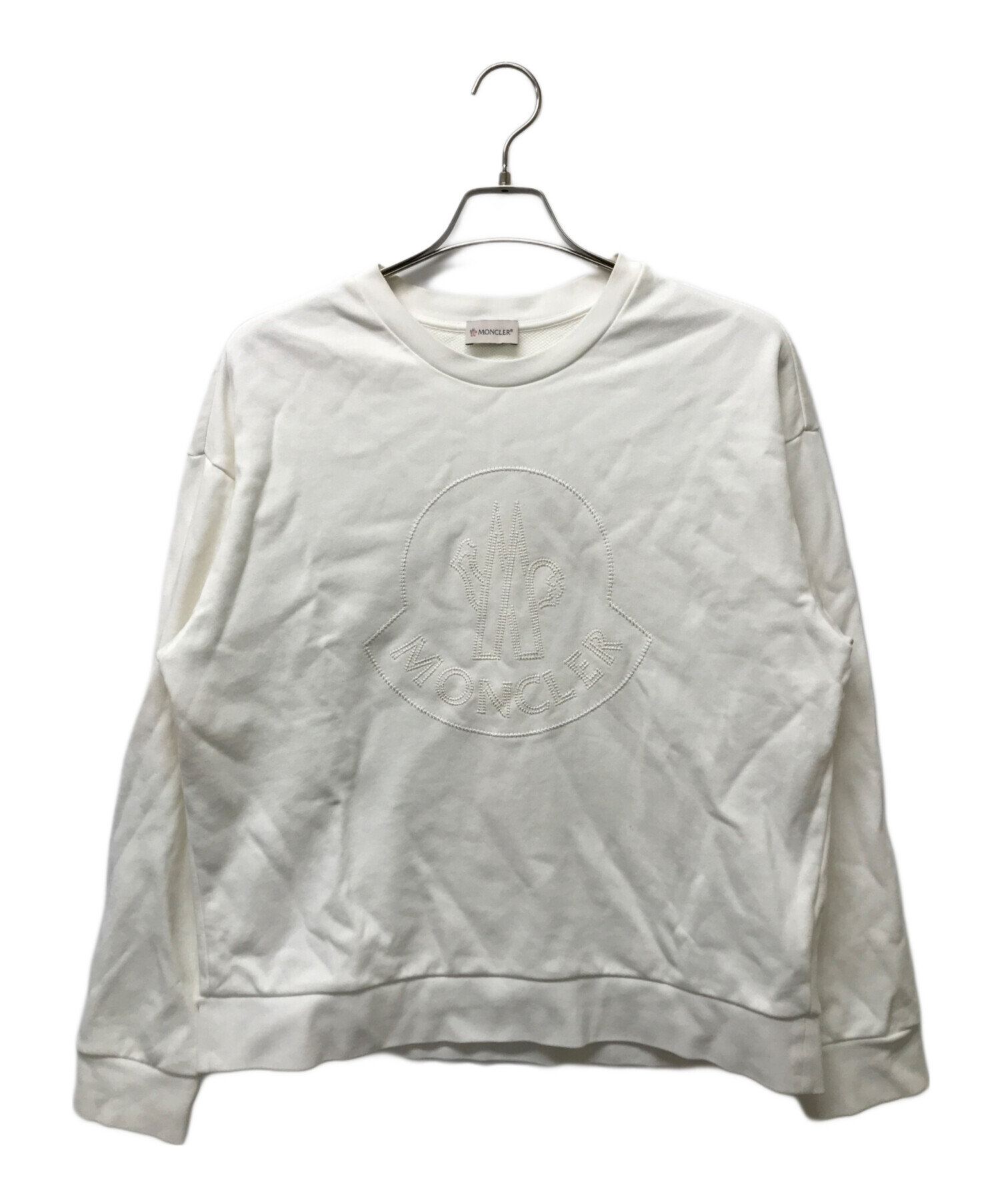 中古・古着通販】MONCLER (モンクレール) ロゴスウェットシャツ