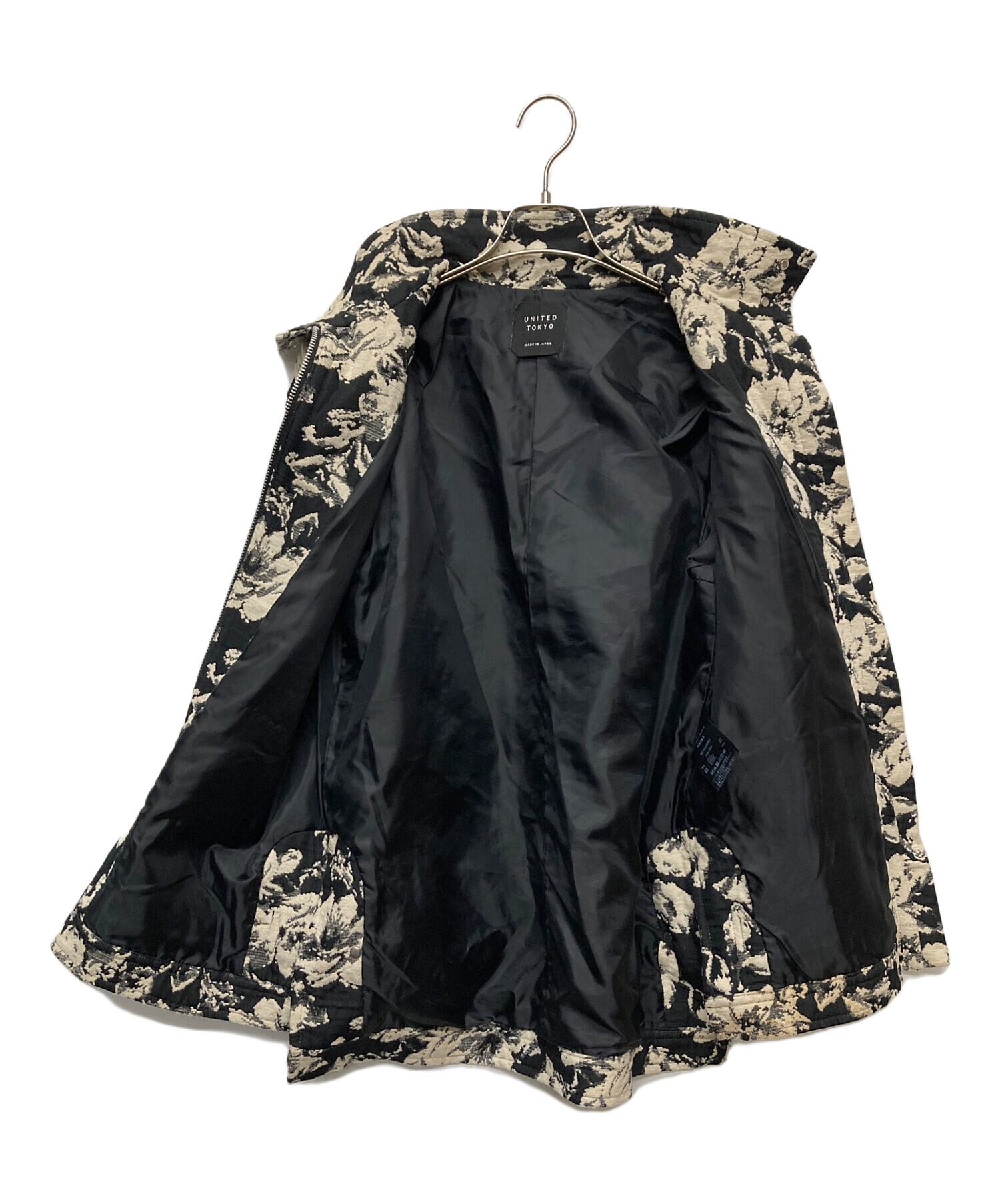 【美品】UNITED TOKYO レザーコンビボンディングブルゾン UNITED TOKYO（ユナイテッドトウキョウ）の「レザーコンビボンディング