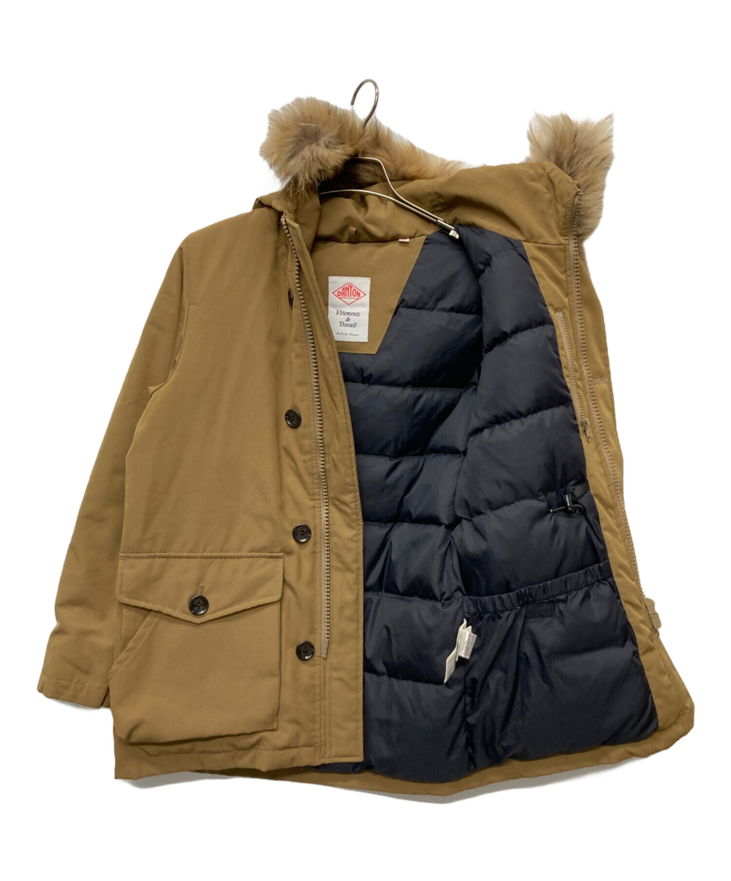 中古・古着通販】DANTON (ダントン) ファー付フーデッドダウン