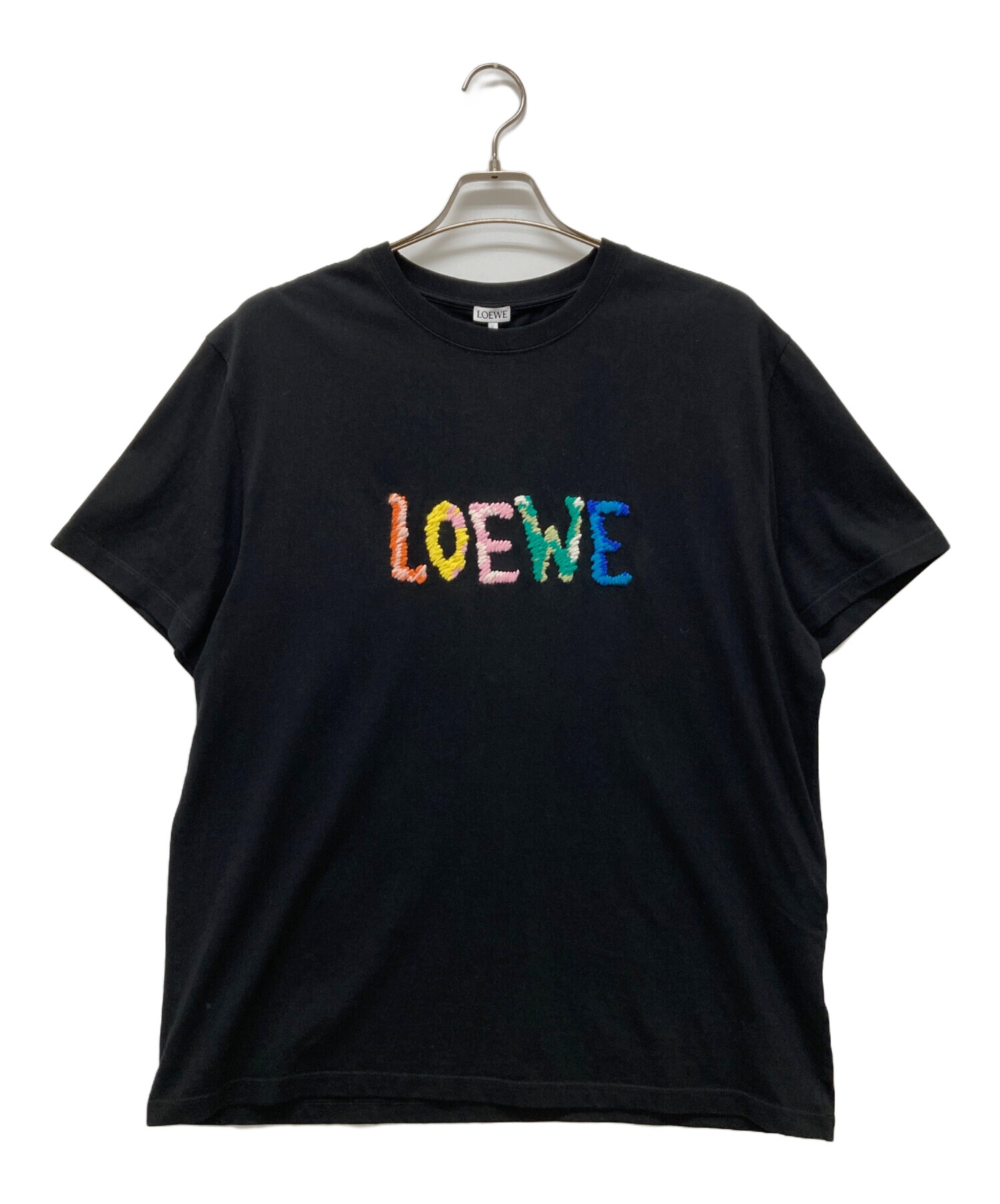 中古・古着通販】LOEWE (ロエベ) リラックスフィットTシャツ ブラック 