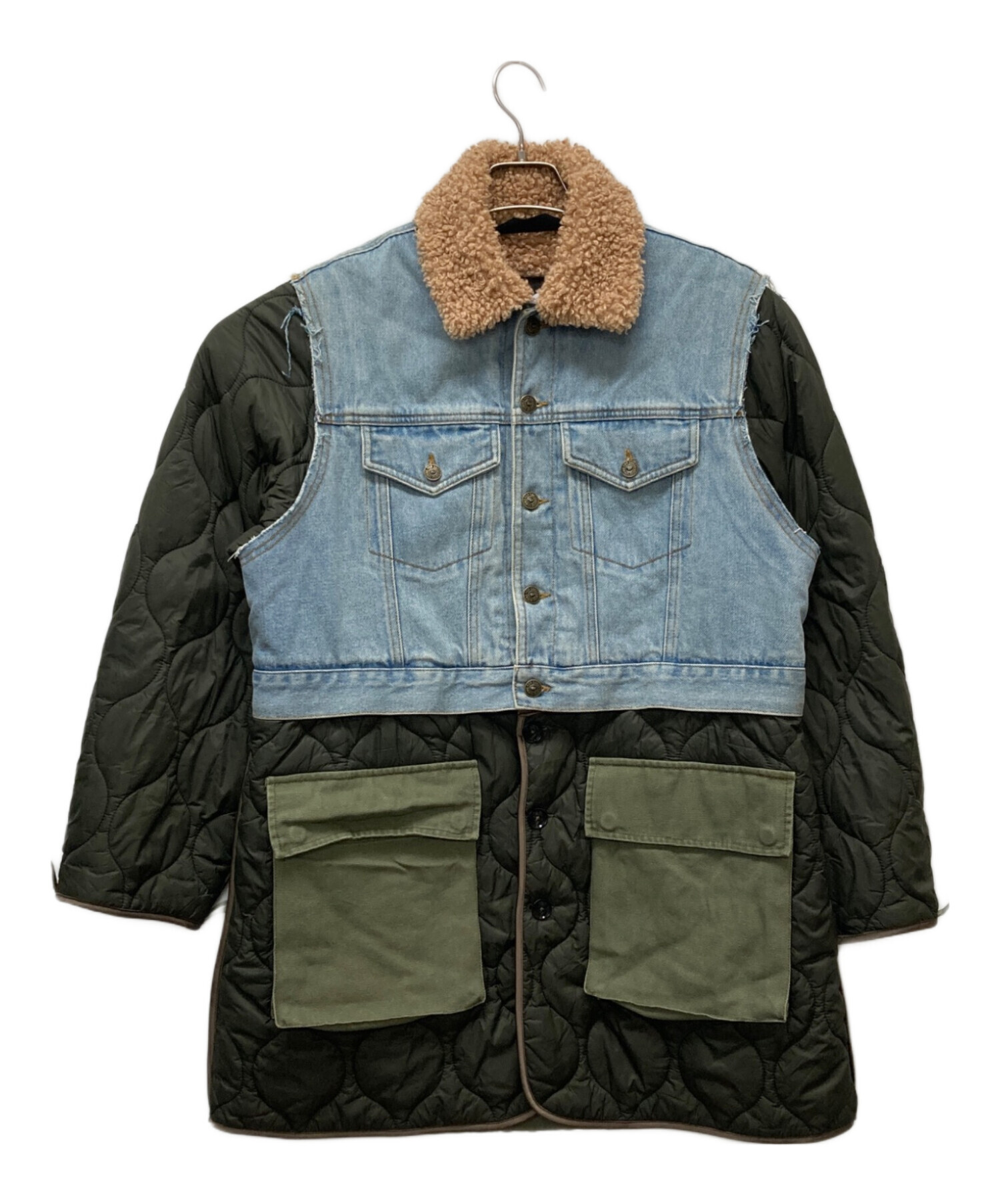 中古・古着通販】DIESEL (ディーゼル) ドッキングロングデニム