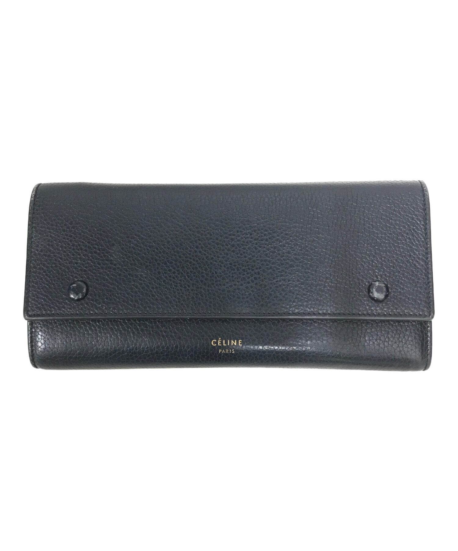 中古・古着通販】CELINE (セリーヌ) ラージフラップウォレット 